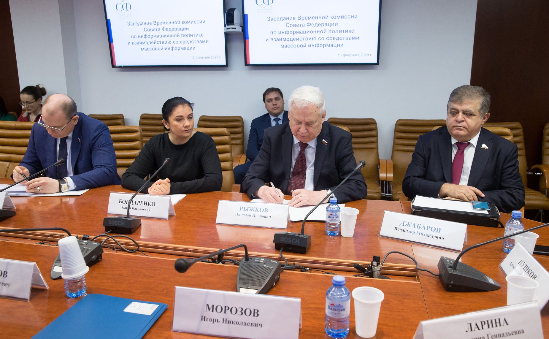 Заседание Временной комиссии СФ по информационной политике и взаимодействию со СМИ