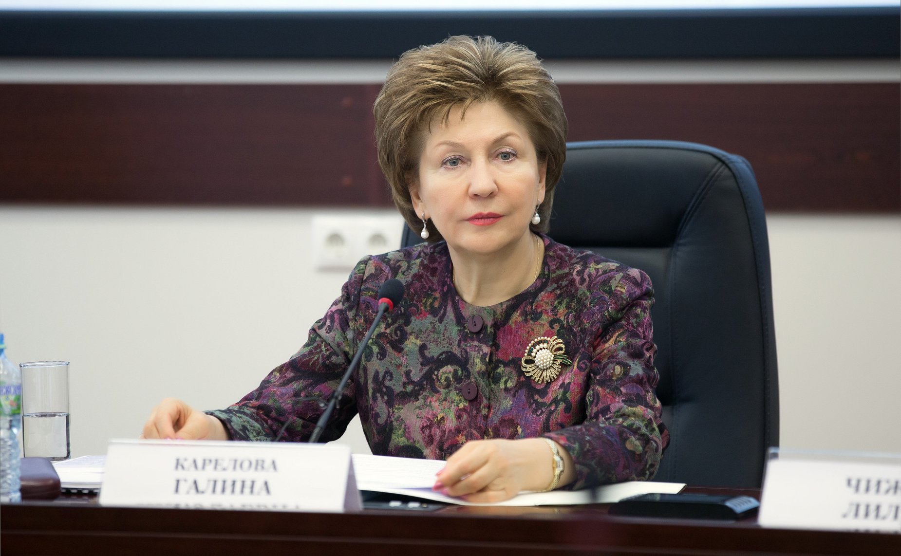 Г. Карелова на заседании «круглого стола» на тему «Инновационные проекты государственно-частного партнерства: опыт регионов»