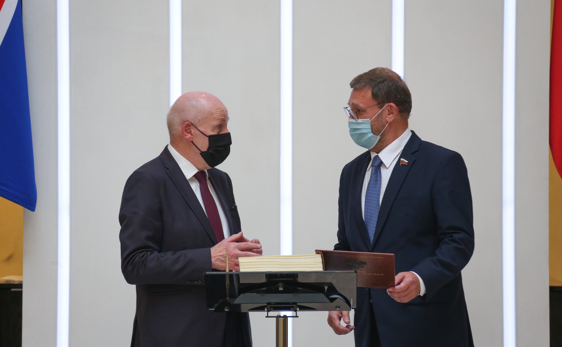 Константин Косачев провел встречу с Председателем Альтинга Республики Исландии