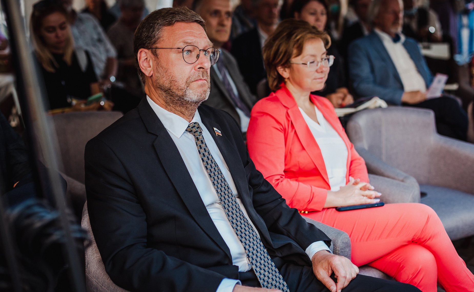 Константин Косачев принял участие в открытии мультимедийной выставки в Библиотеке иностранной литературы