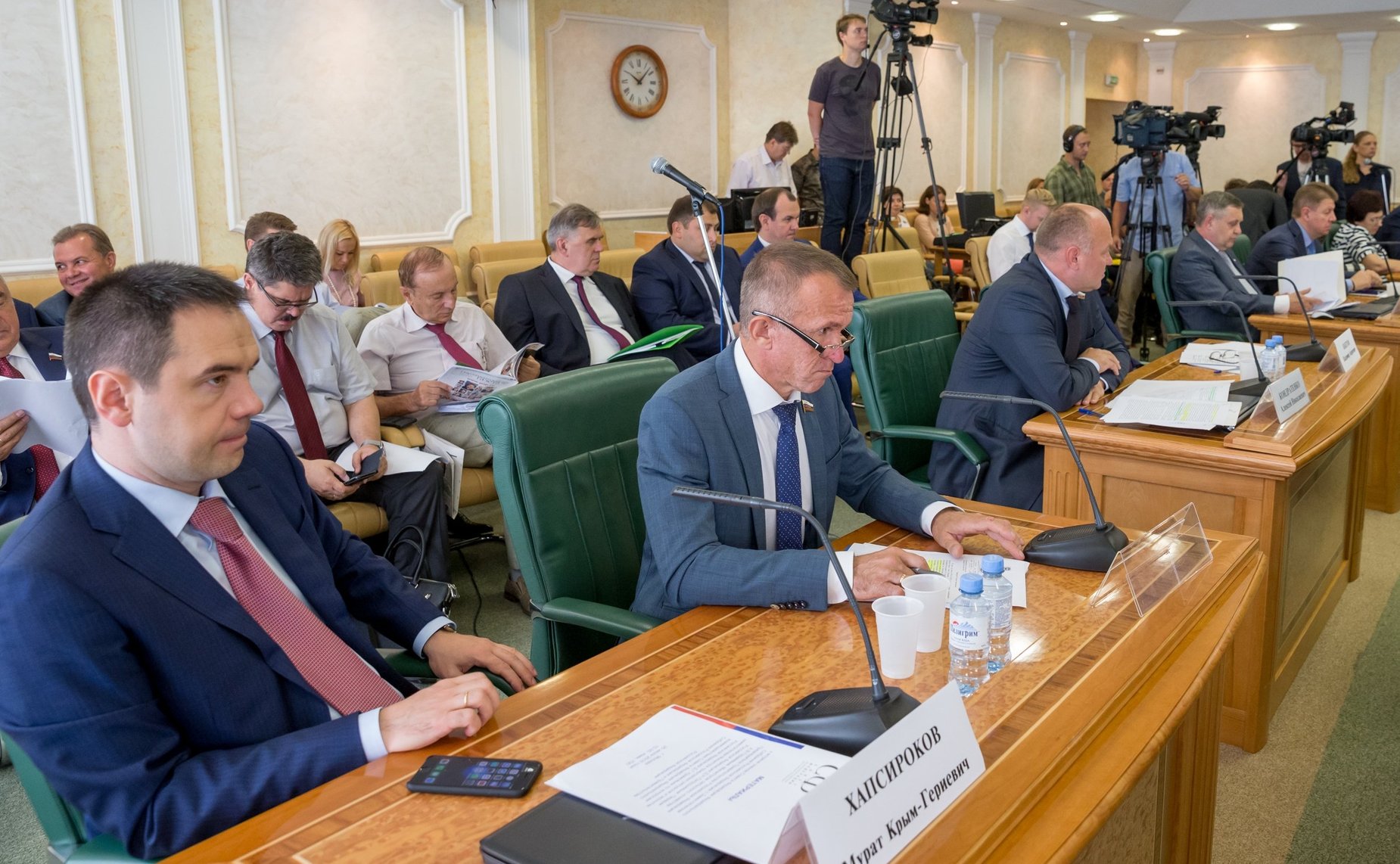 Встреча первого заместителя Председателя СФ Н. Федорова с заместителем Председателя Правительства РФ А. Гордеевым и Министром сельского хозяйства РФ Д. Патрушевым