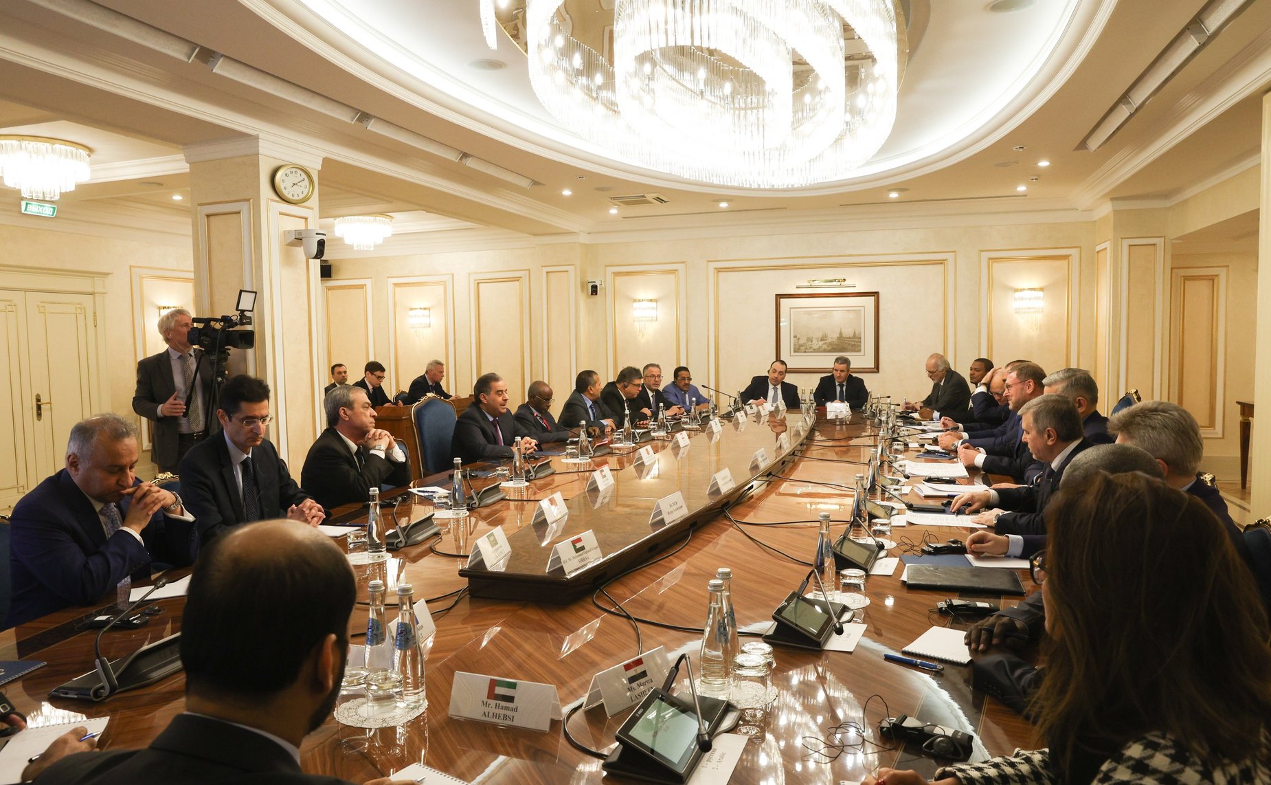 Встреча заместителя Председателя СФ Константина Косачева с главами дипломатических представительств арабских государств, аккредитованных в РФ