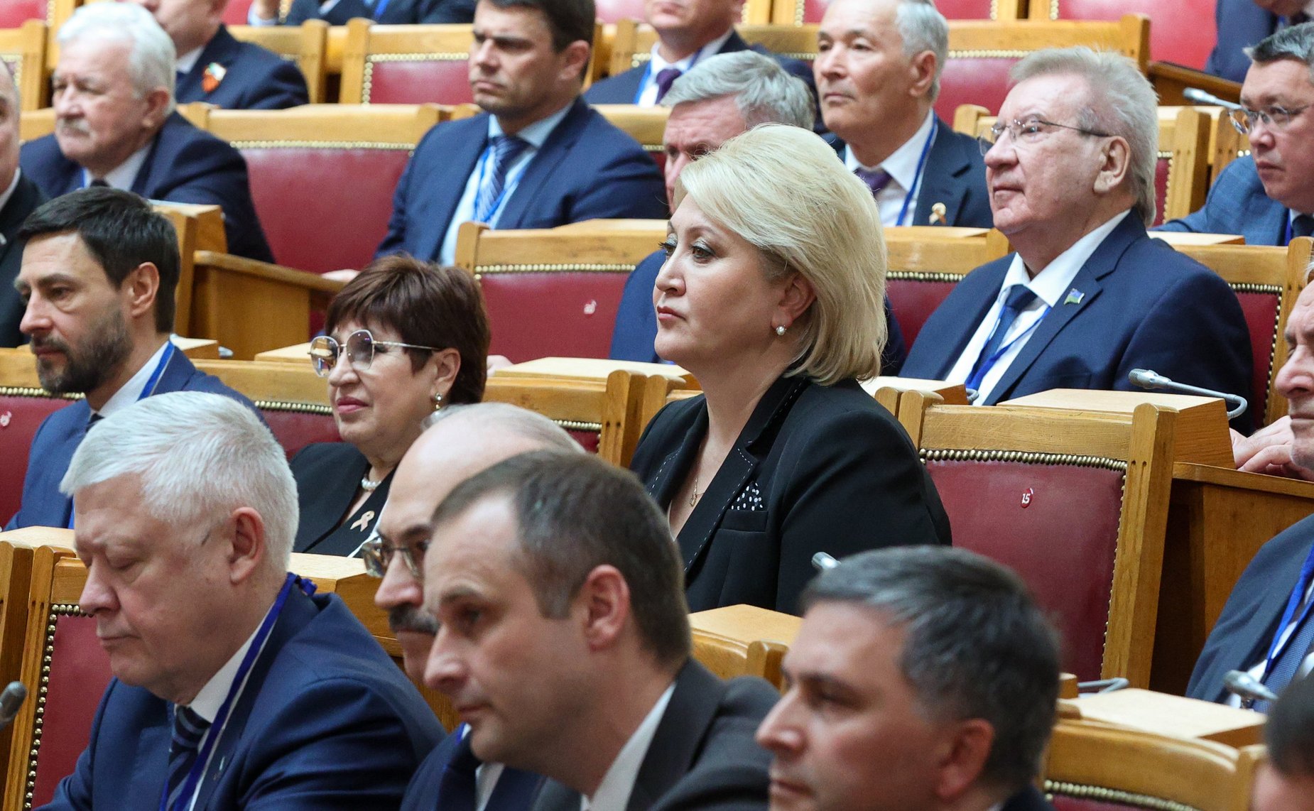 Президент Российской Федерации Владимир Путин встретился с членами Совета законодателей РФ при Федеральном Собрании