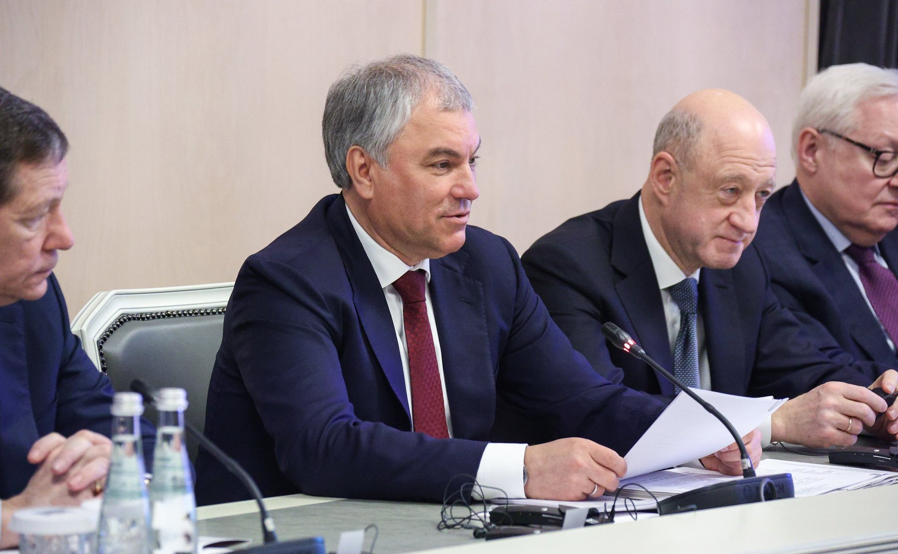 Встреча председателей комитетов по международным делам парламентов (палат парламентов) стран БРИКС с Председателем Государственной Думы Вячеславом Володиным