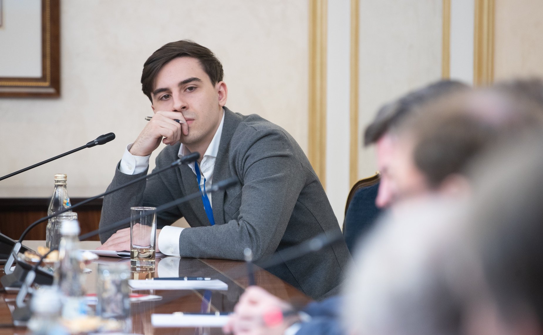 Встреча Константина Косачева с участниками проекта «Россия глазами зарубежных лидеров нового поколения»