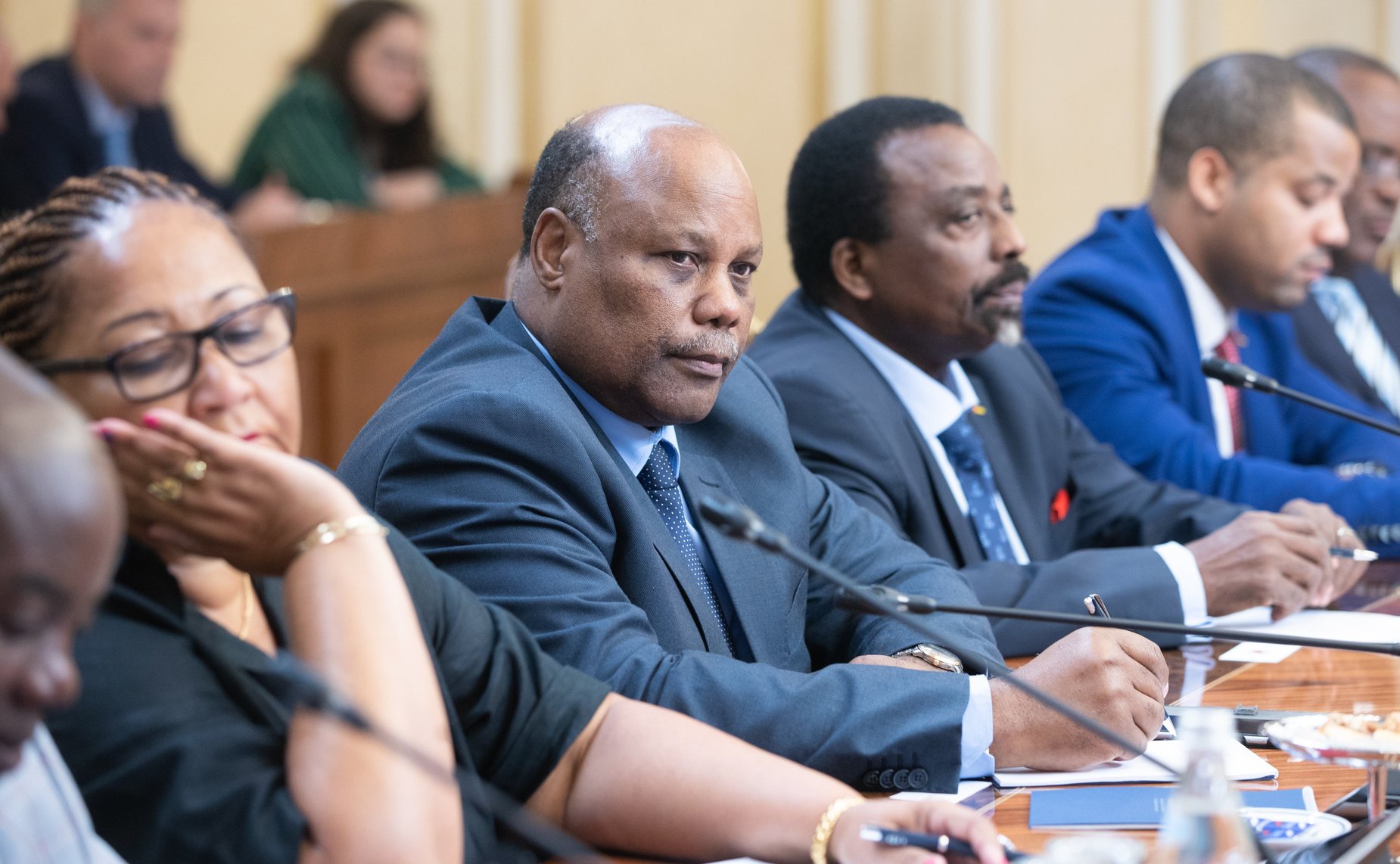 Встреча членов Комитета СФ по Регламенту и организации парламентской деятельности с первым заместителем Председателя Ассамблеи Республики Мозамбик, Руководителем Административного совета Ассамблеи А.Ж. Амелией