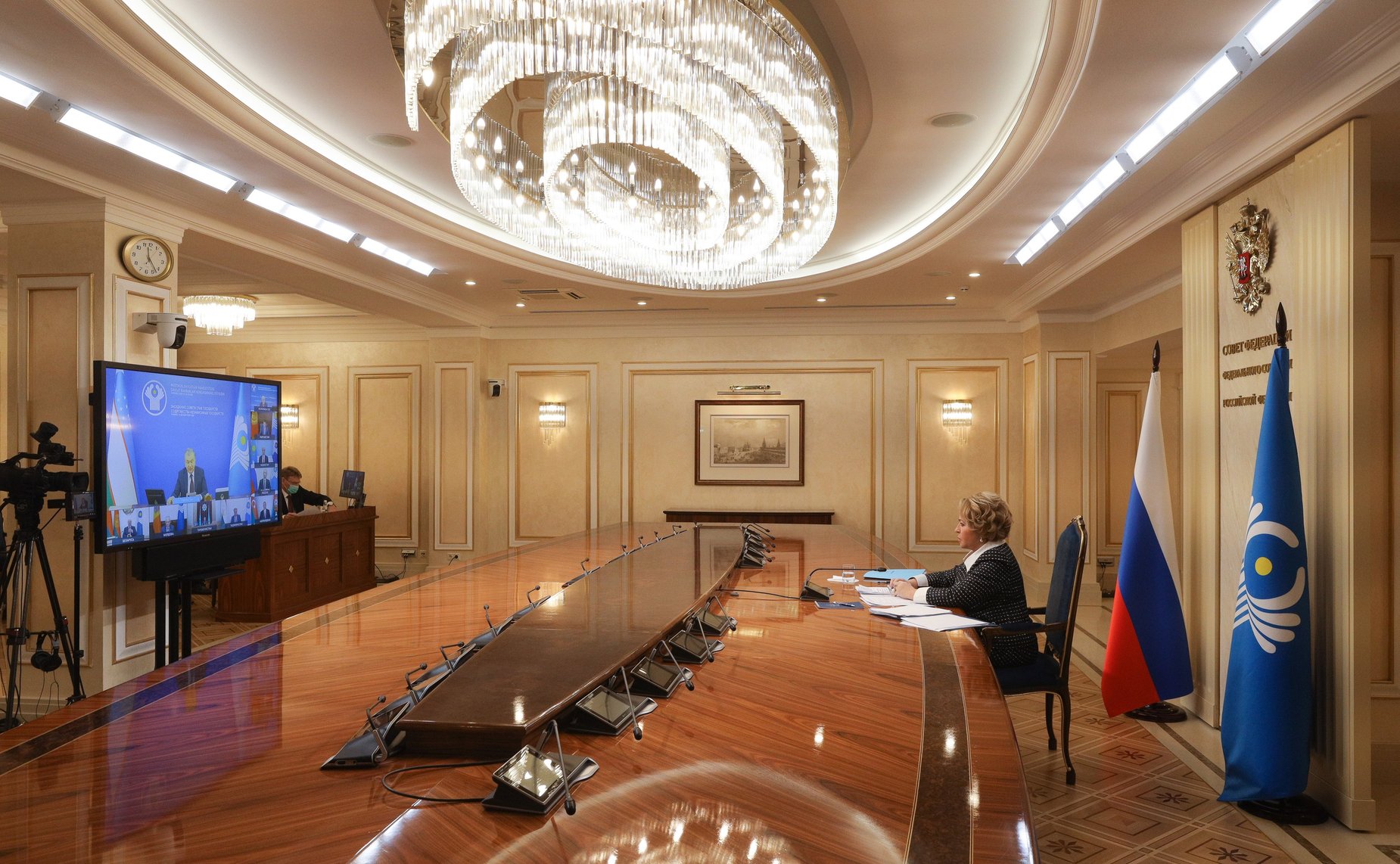 Выступление Валентины Матвиенко на заседании Совета глав государств СНГ