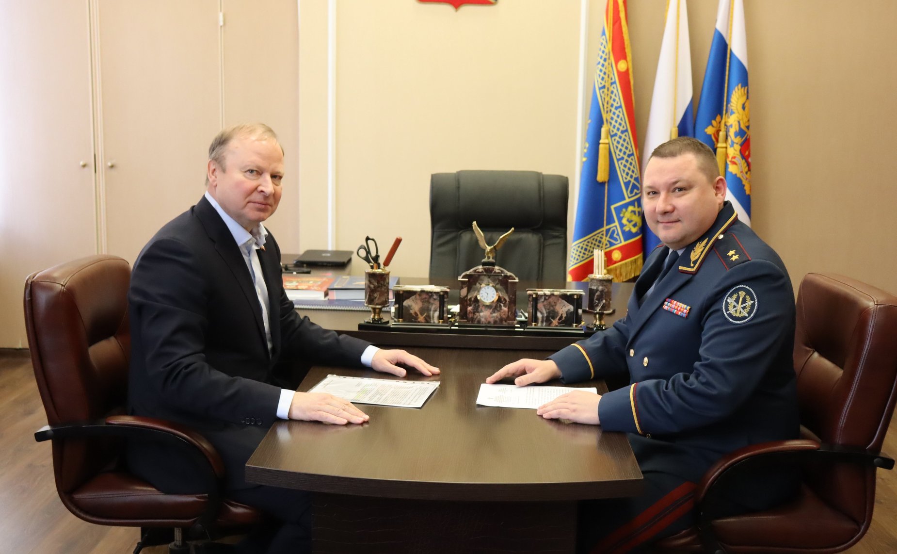 Виктор Шептий обсудил вопросы развития производственного сектора в исправительных учреждениях