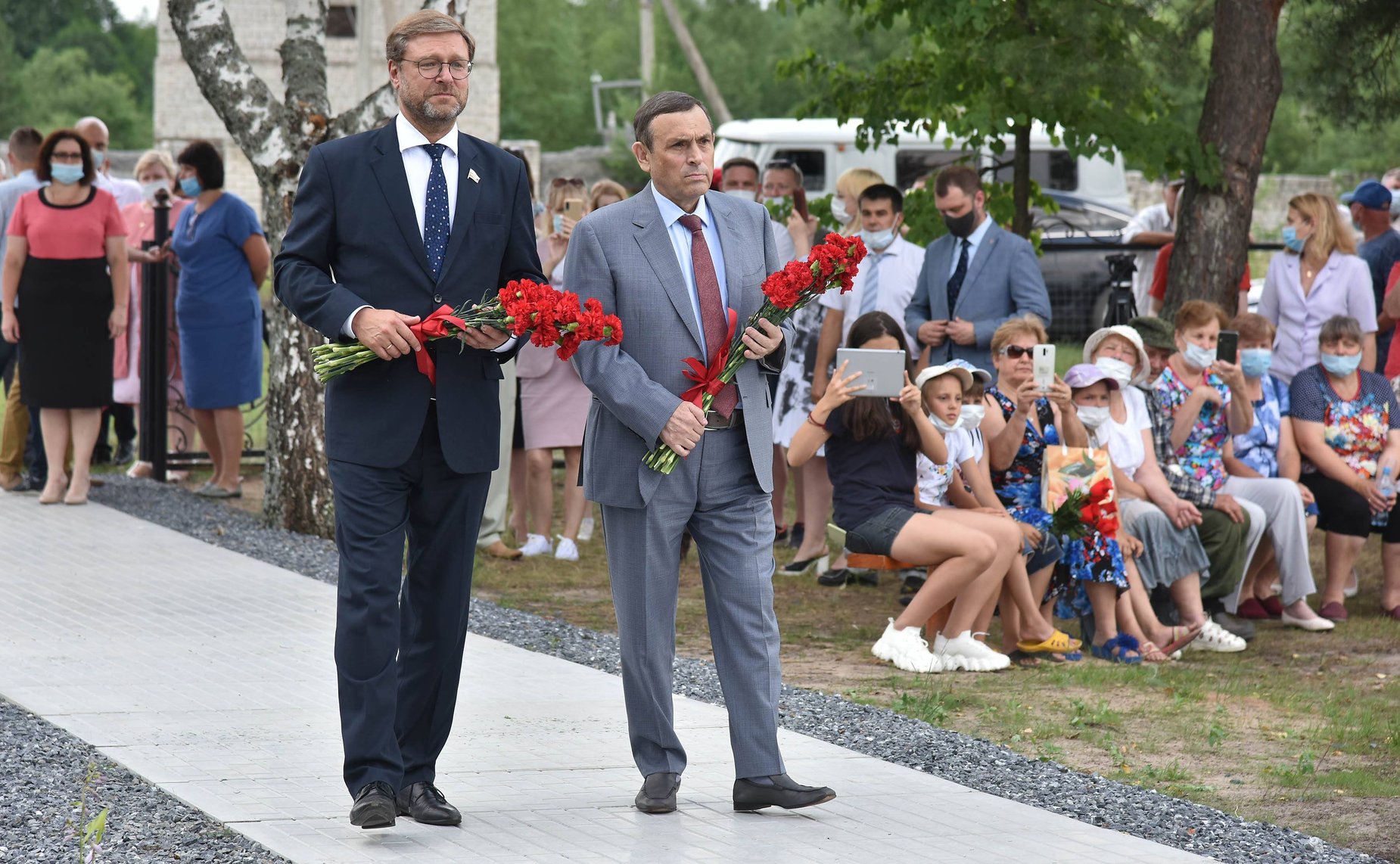Константин Косачев принял участие в церемонии открытия Мемориального комплекса участникам Великой Отечественной войны