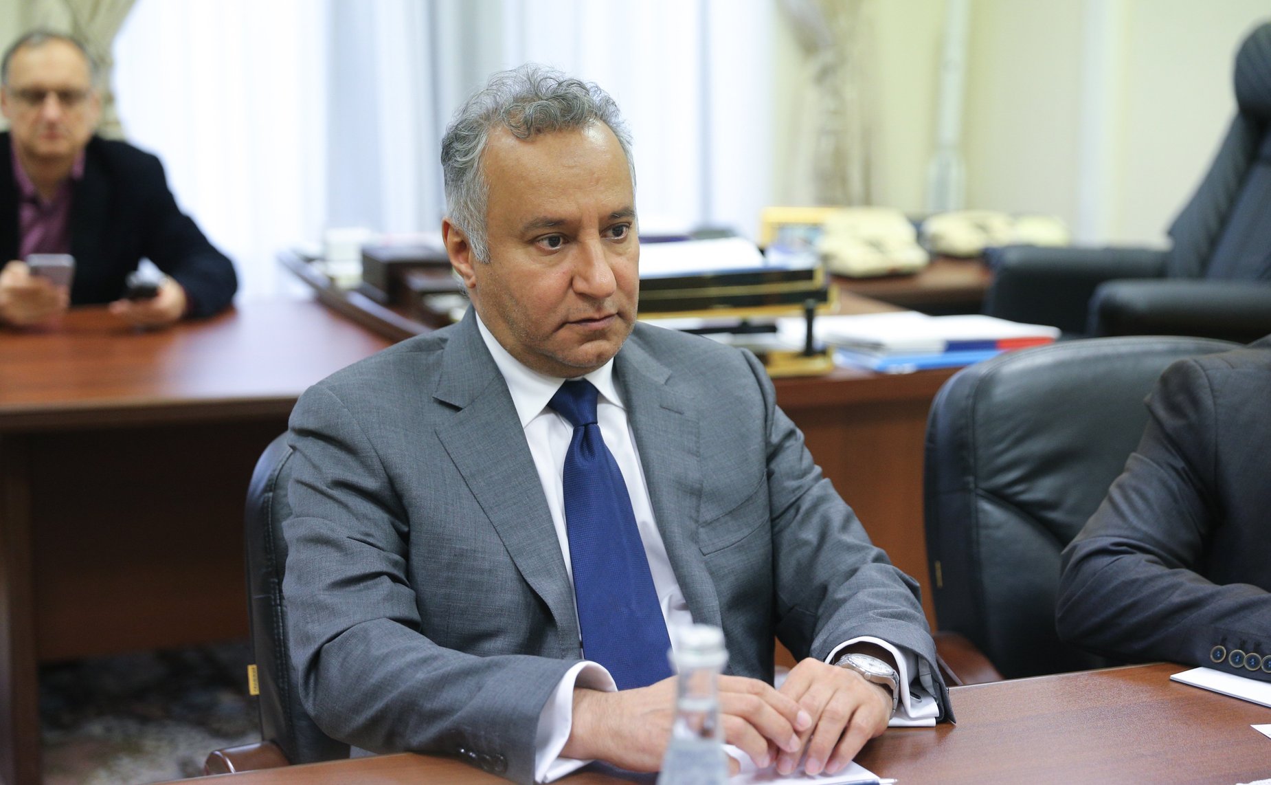 Ильяс Умаханов провел встречу с Чрезвычайным и Полномочным Послом Королевства Саудовская Аравия в Российской Федерации Абдулрахманом Аль-Ахмедом