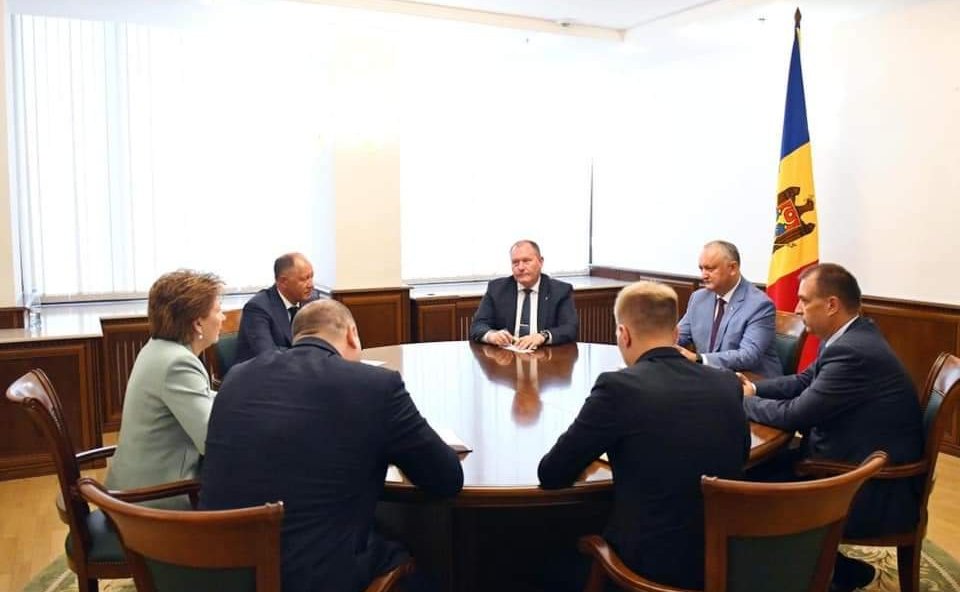 Встреча делегации Совета Федерации с Президентом Республики Молдовы Игорем Додоном