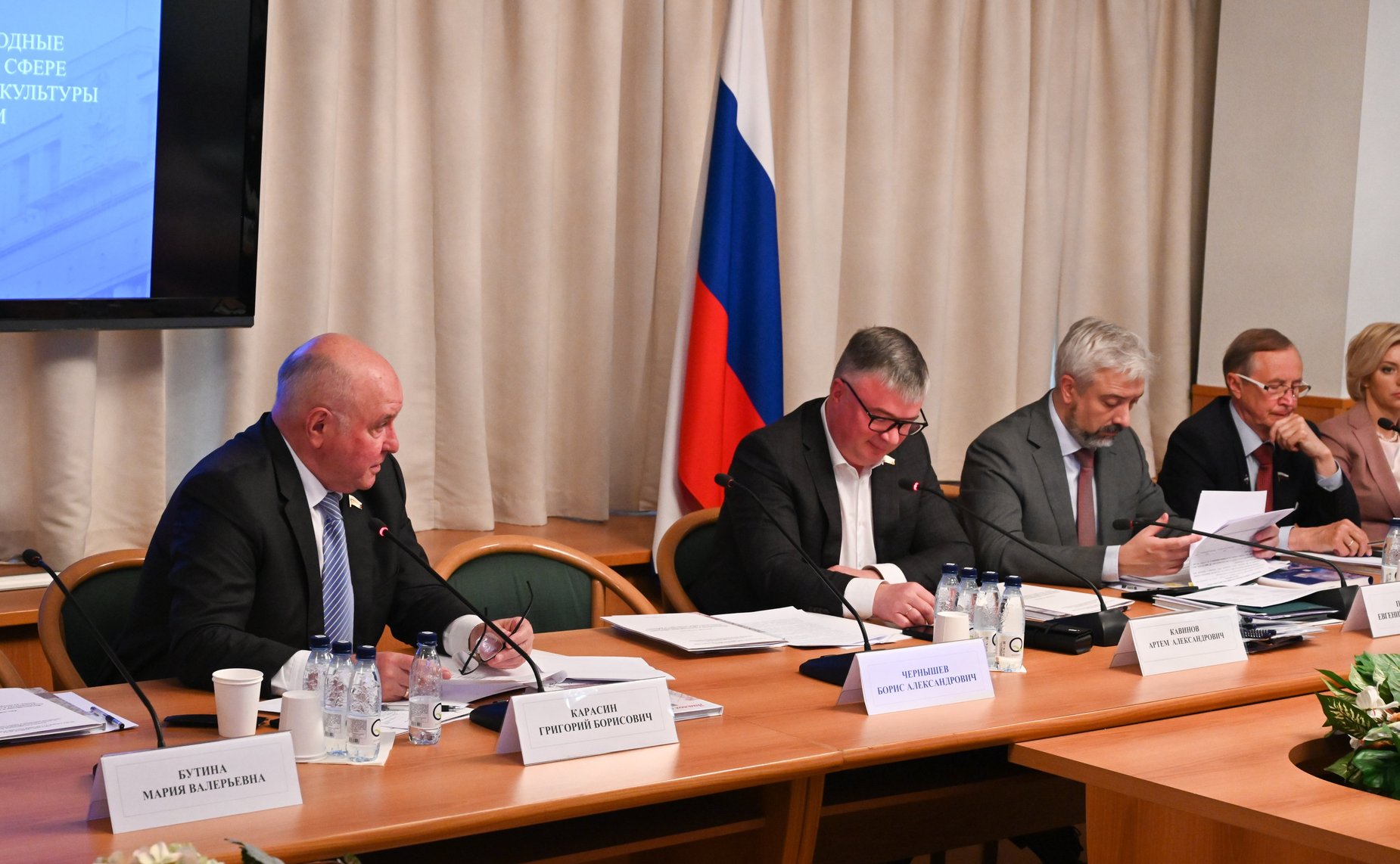 Григорий Карасин выступил в ходе «круглого стола» на тему «Всероссийские и международные траектории сотрудничества в сфере популяризации русского языка, культуры и литературы за рубежом»