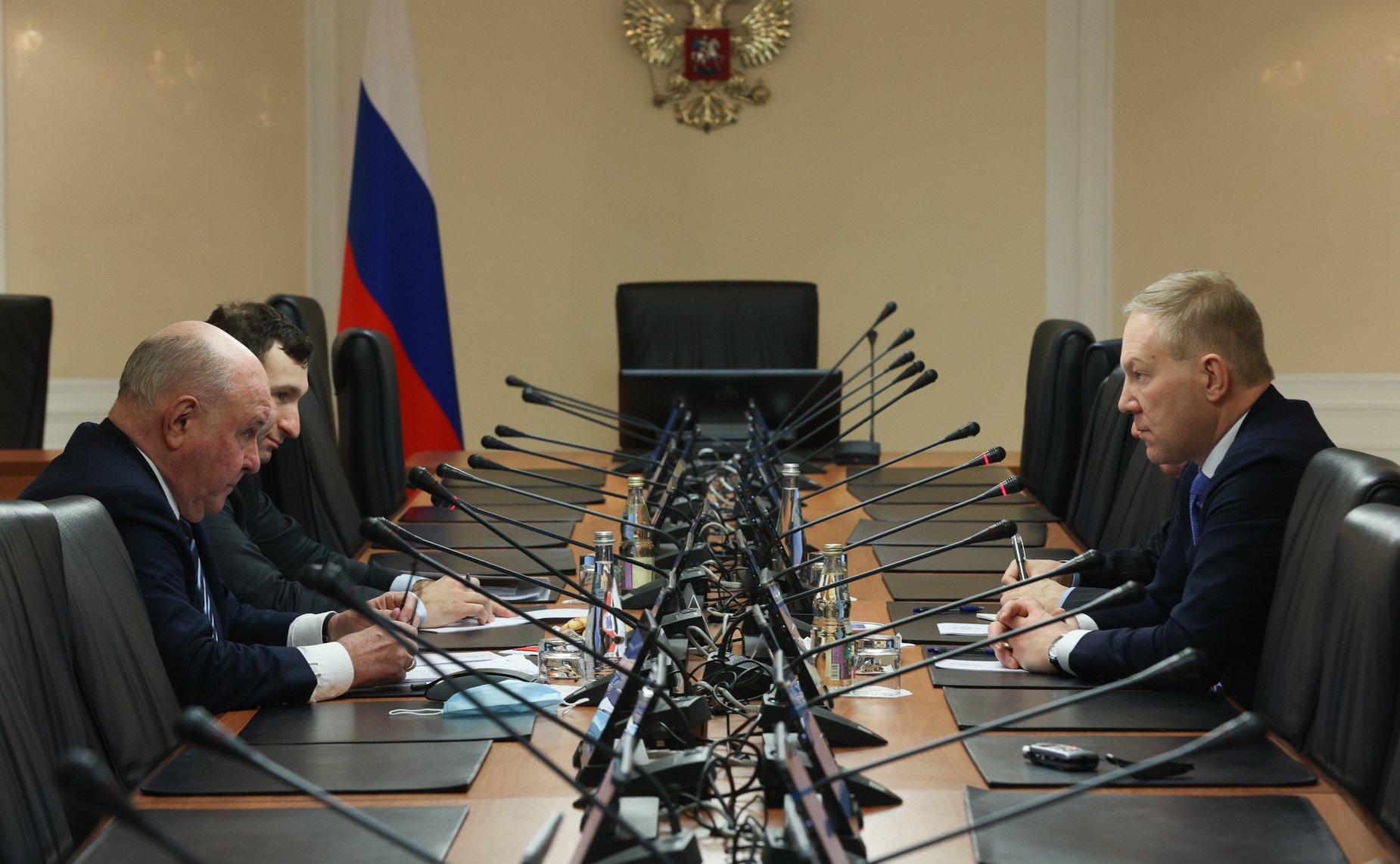 Встреча председателя Комитета СФ по международным делам Григория Карасина с председателем Комиссии по иностранным делам Рийгикогу Эстонской Республики Марко Михкельсоном