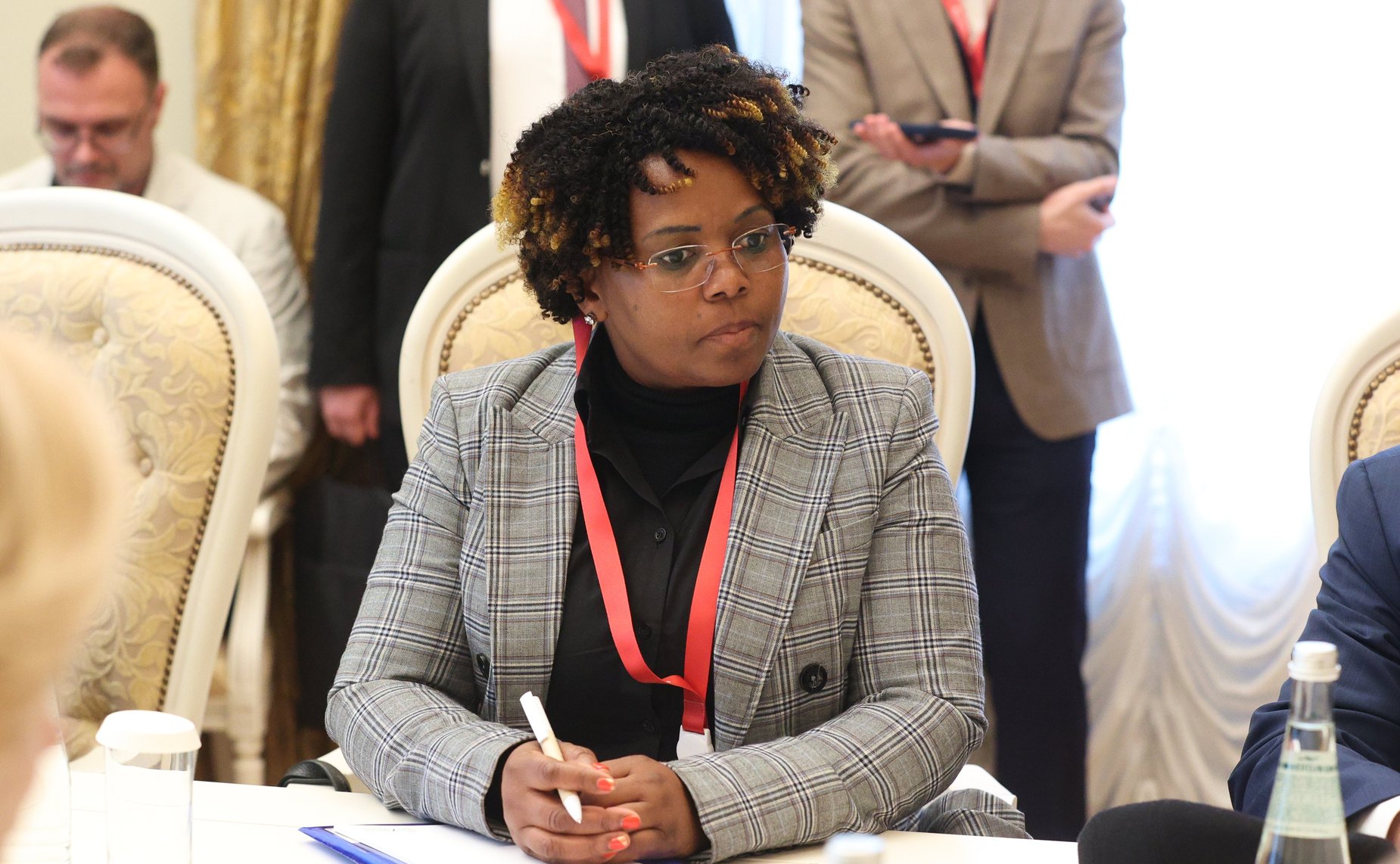 Встреча Валентины Матвиенко с Председателем Ассамблеи Республики Мозамбик Маргаридой Талапой