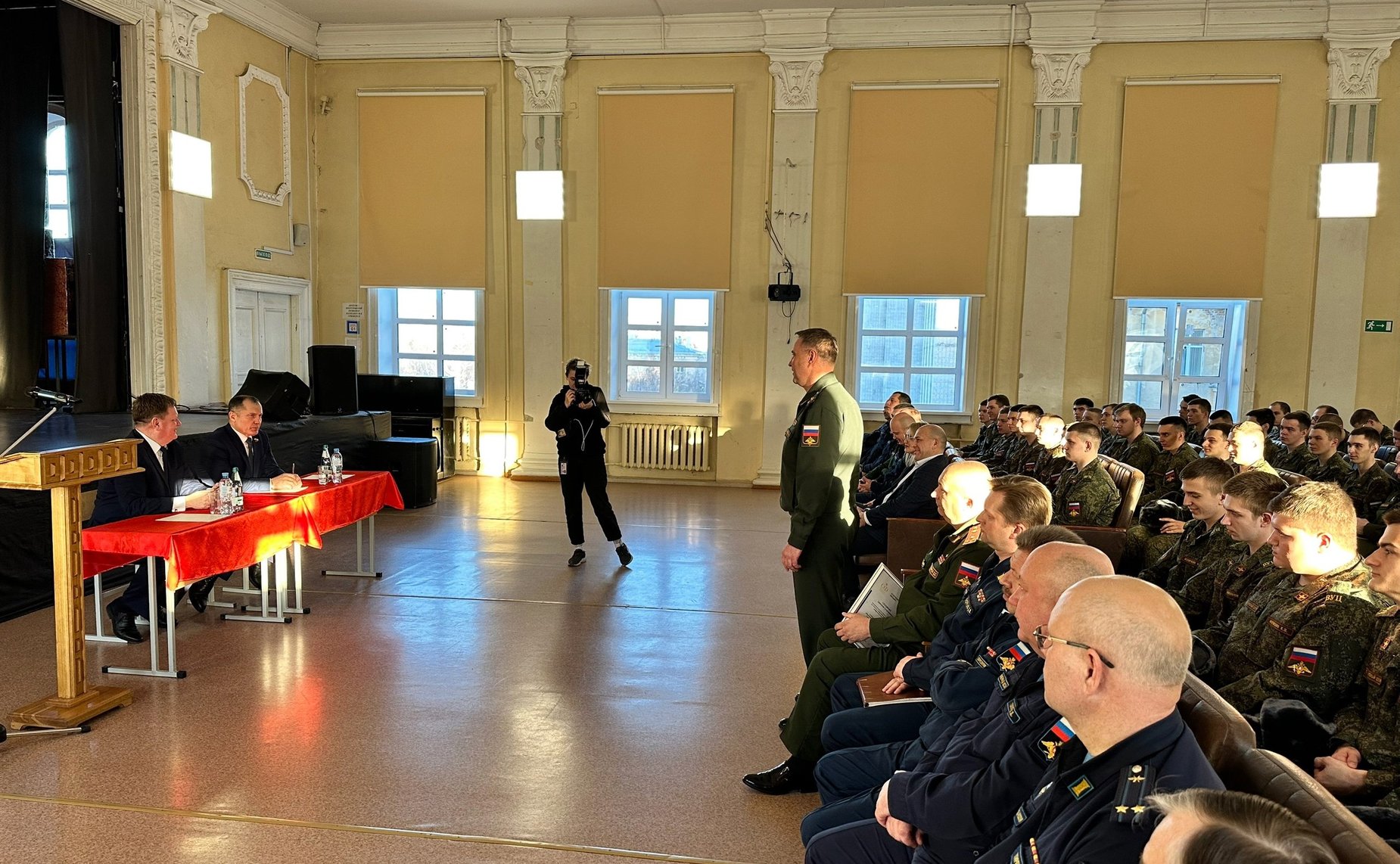 Игорь Мурог провел встречи с активом Рязанской областной ветеранской организации и студентами Военного учебного центра при РГРТУ