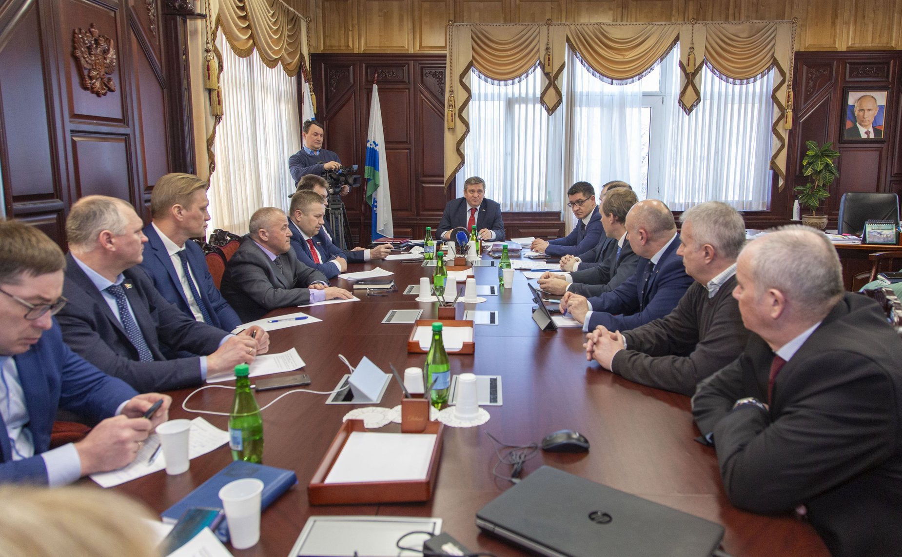 Денис Гусев принял участие в рабочей встрече с представителями Росрыболовства