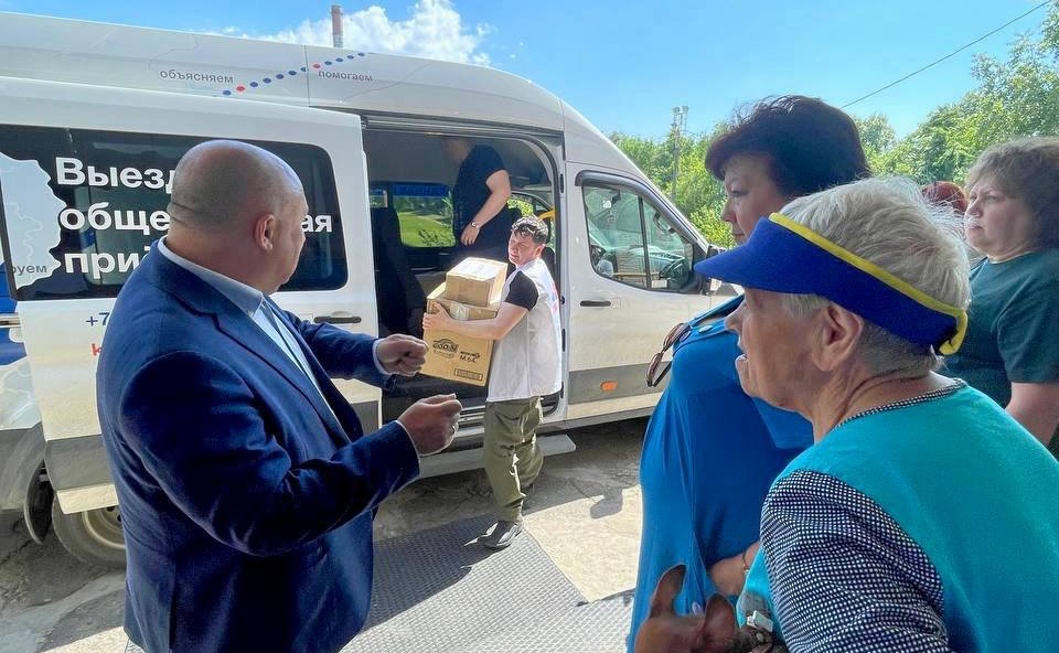 Андрей Базилевский побывал в одном из пунктов временного пребывания для беженцев с Украины