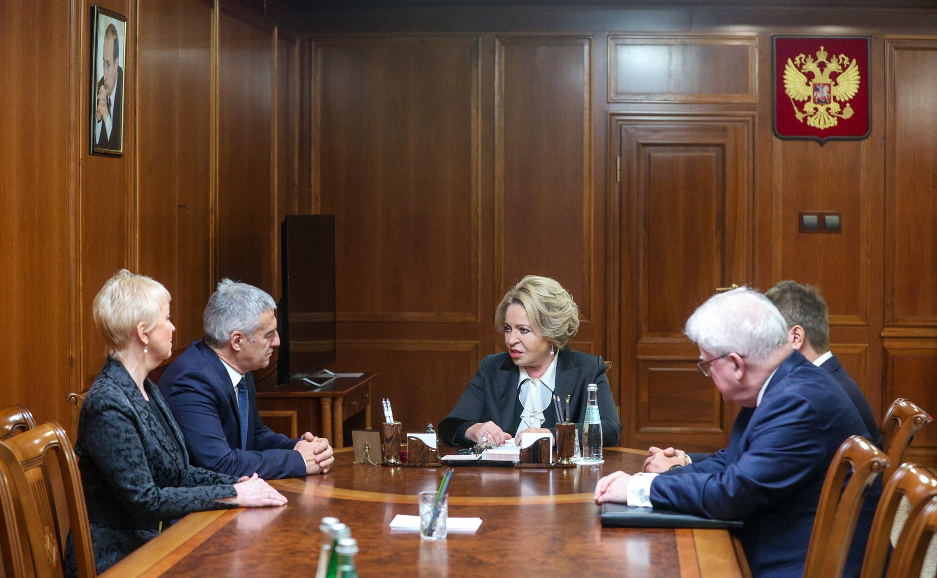 Встреча Председателя Совета Федерации Валентины Матвиенко с руководством Республики Карелия