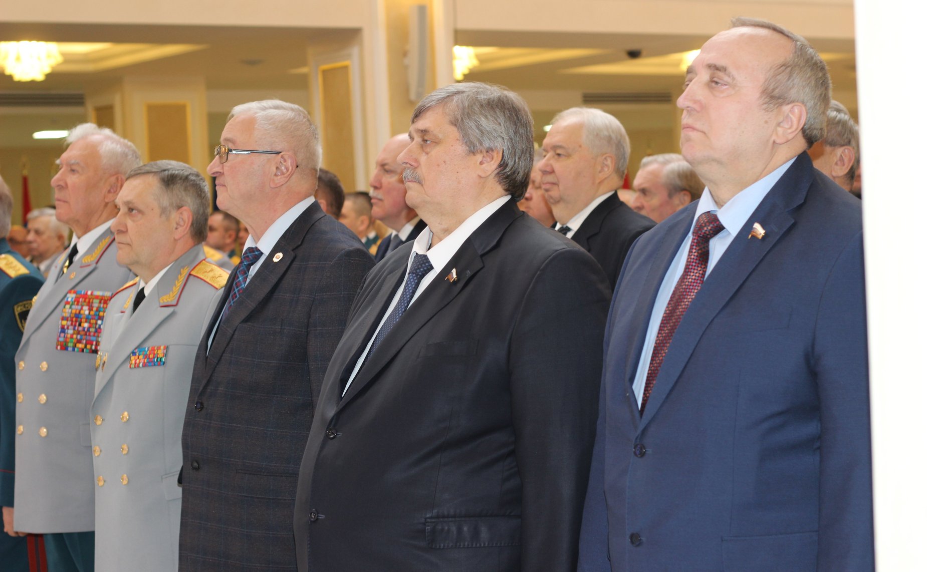 М. Козлов принял участие в совместном торжественном заседании Комитета СФ по обороне и безопасности и Клуба военачальников Российской Федерации, посвященного 100-летию со дня создания Красной Армии