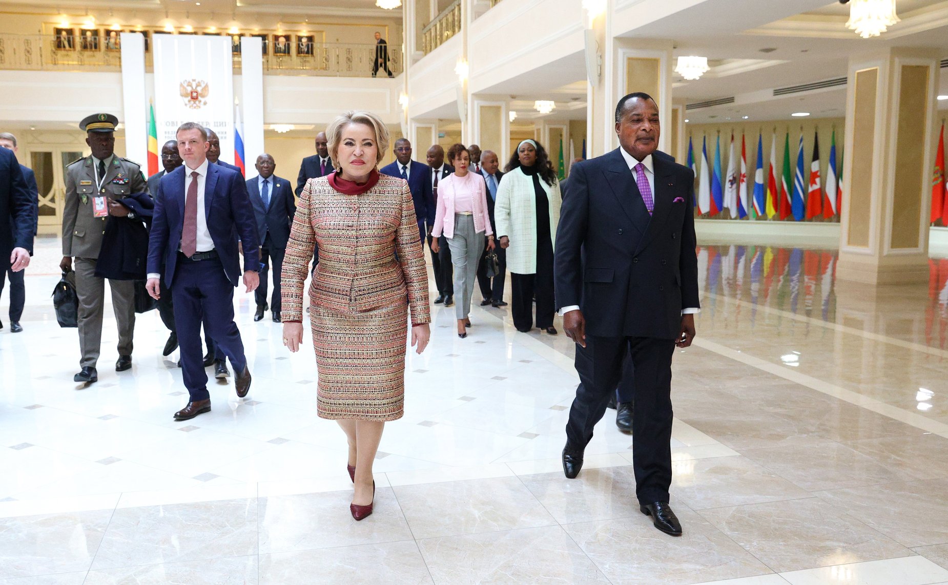 Встреча Председателя Совета Федерации Валентины Матвиенко с Президентом Республики Конго Дени Сассу-Нгессо