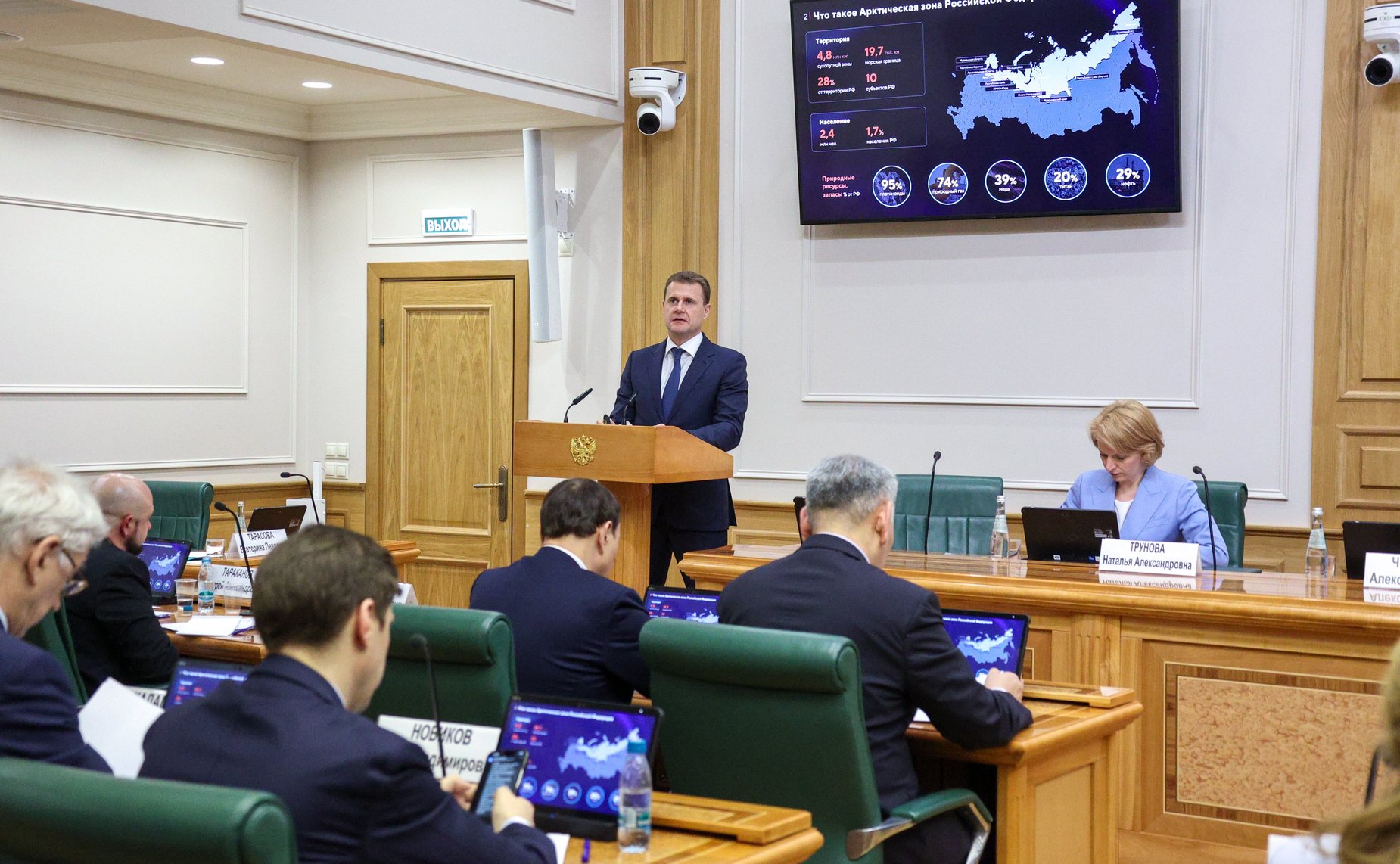 Заседание Совета по вопросам развития Дальнего Востока, Арктики и Антарктики при Совете Федерации на тему «Ведение предпринимательской деятельности в Арктической зоне Российской Федерации»