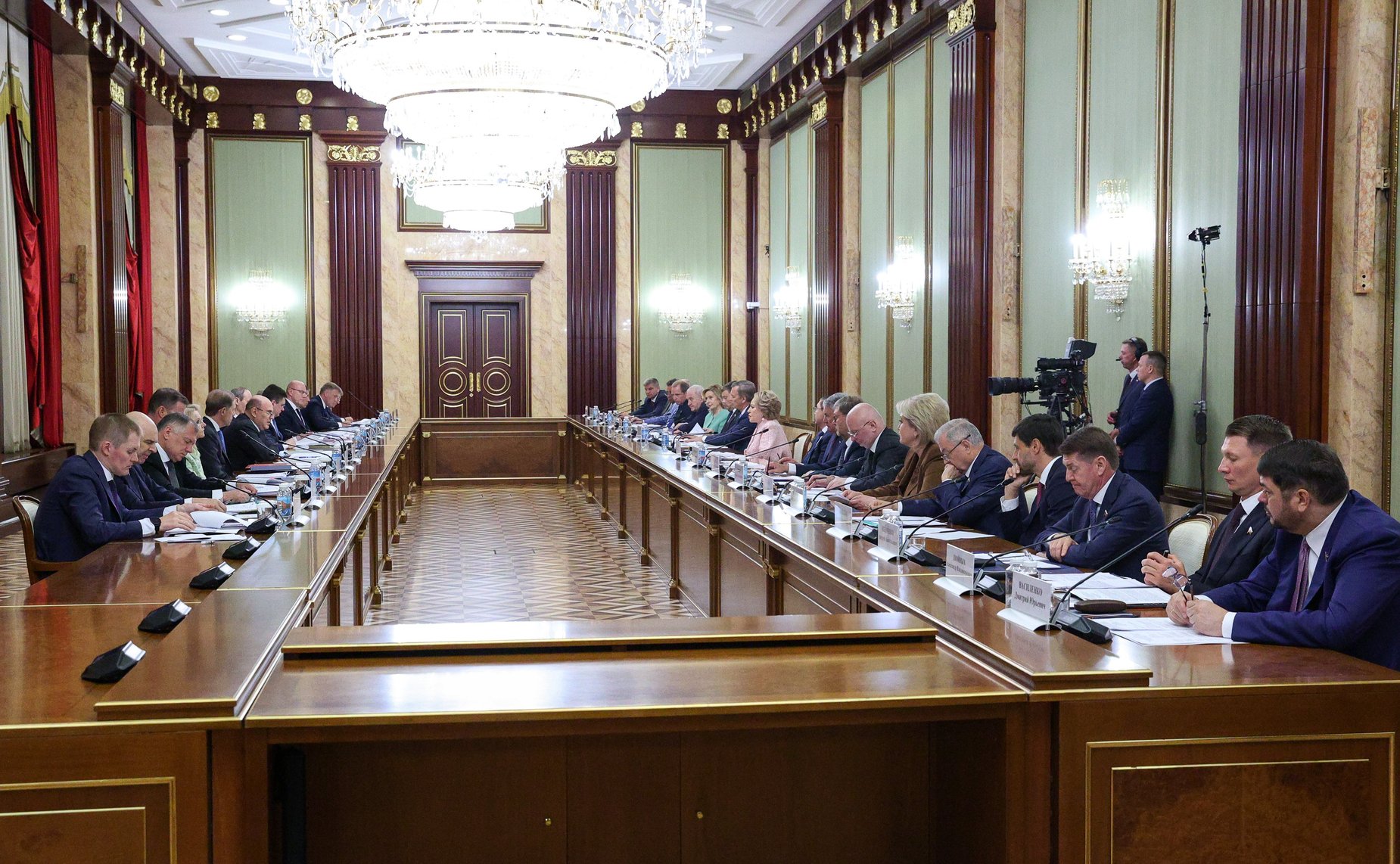 Встреча Председателя Правительства РФ Михаила Мишустина с членами Совета палаты