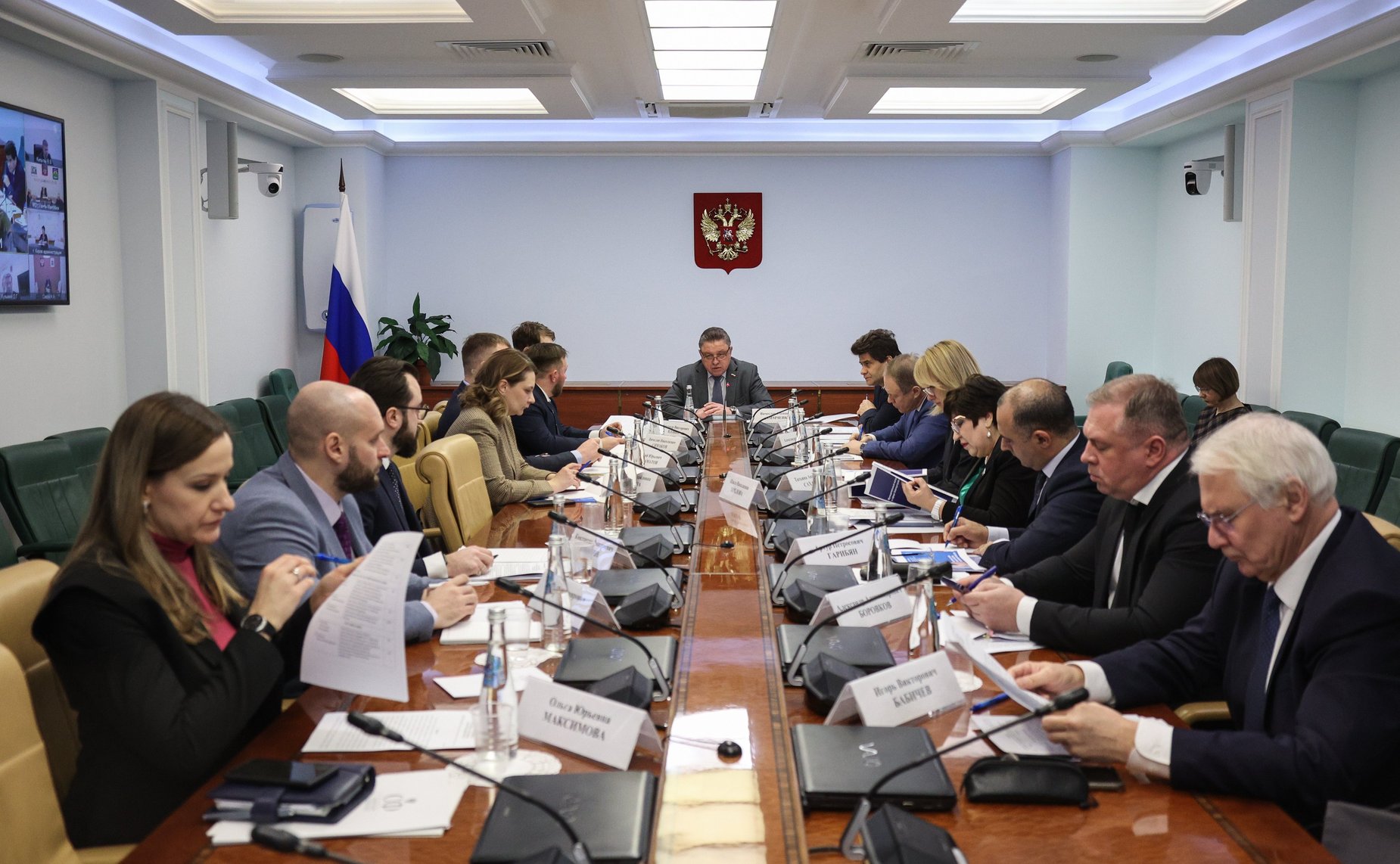 Совещание Комитета СФ по Регламенту и организации парламентской деятельности совместно с Комитетом СФ по федеративному устройству, региональной политике, МСУ и делам Севера