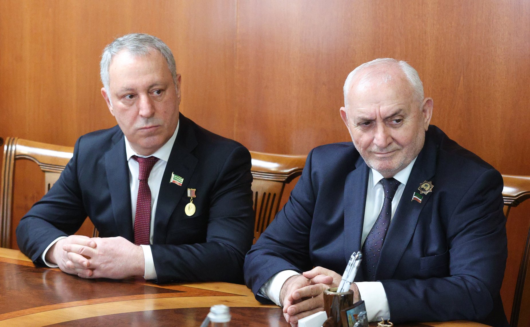 Председатель Совета Федерации Валентина Матвиенко провела встречу с председателем Парламента Чеченской Республики Шаидом Жамалдаевым