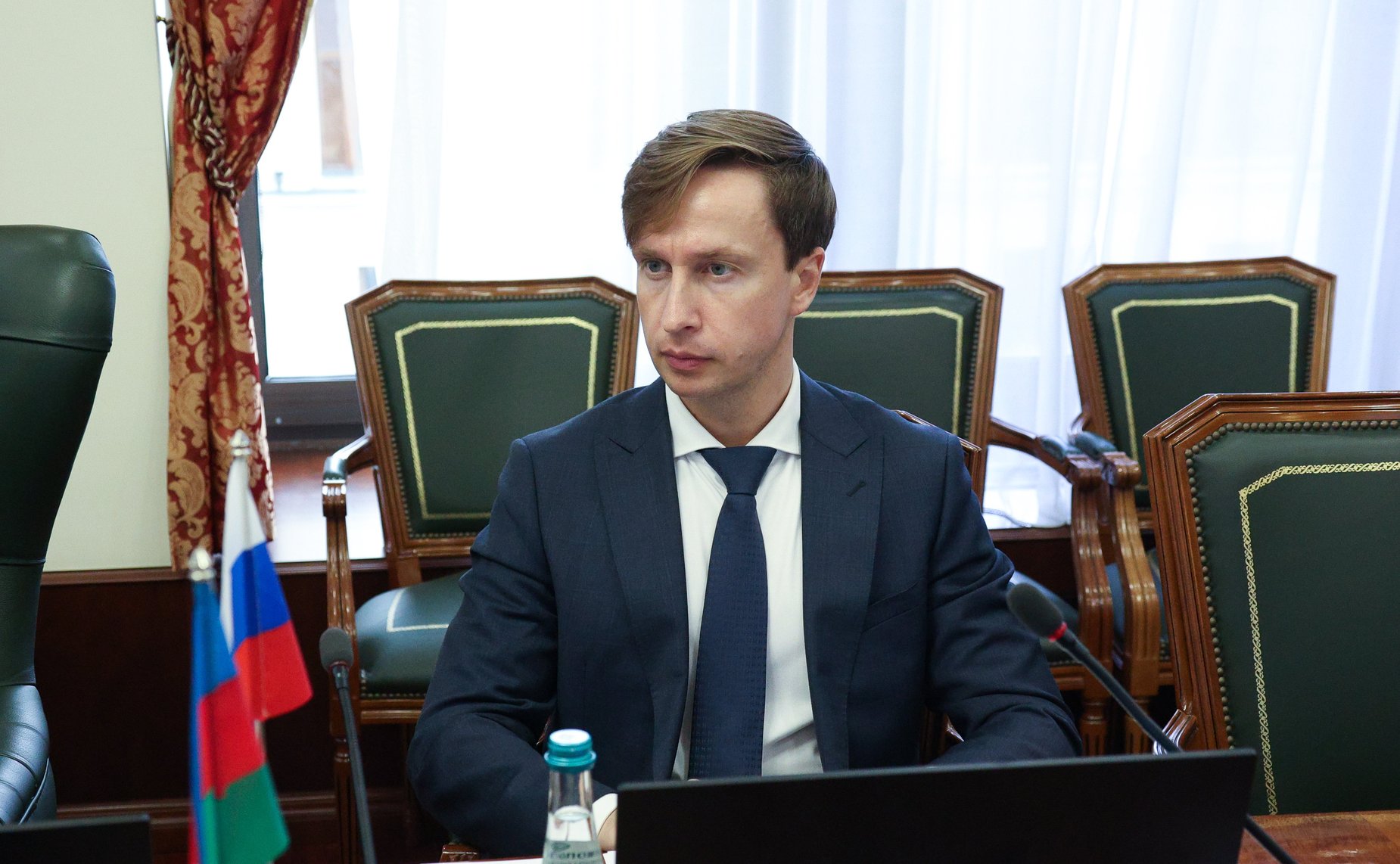 Встреча Андрея Яцкина с Чрезвычайным и Полномочным Послом Азербайджанской Республики в Российской Федерации