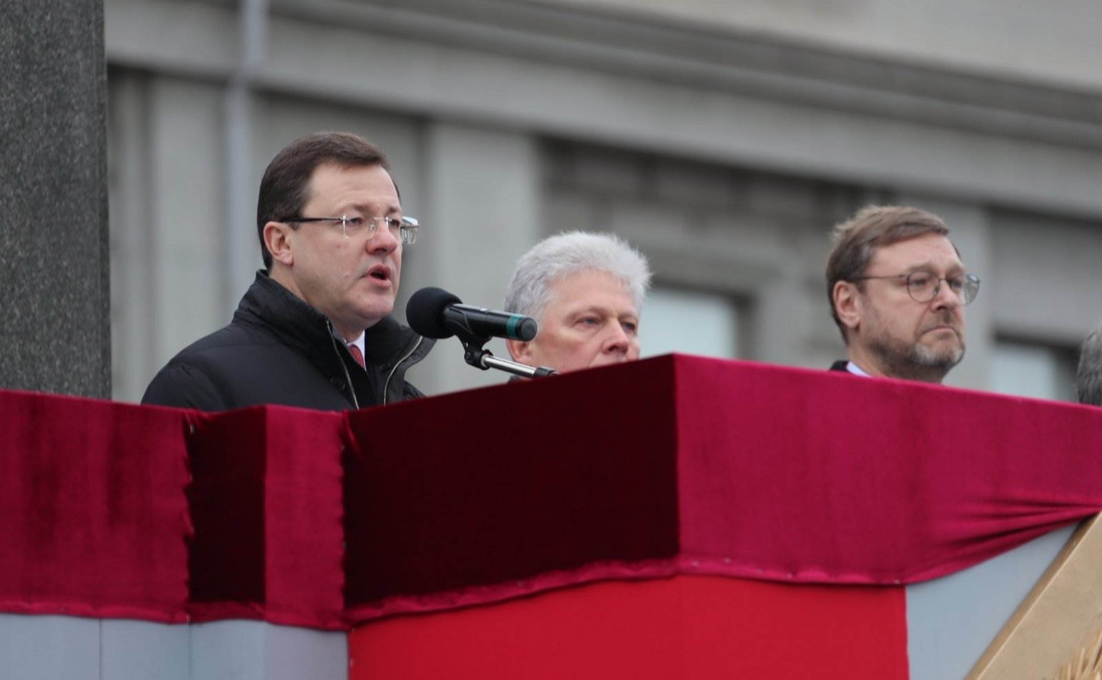 К. Косачев принял участие в Параде Памяти в Самаре