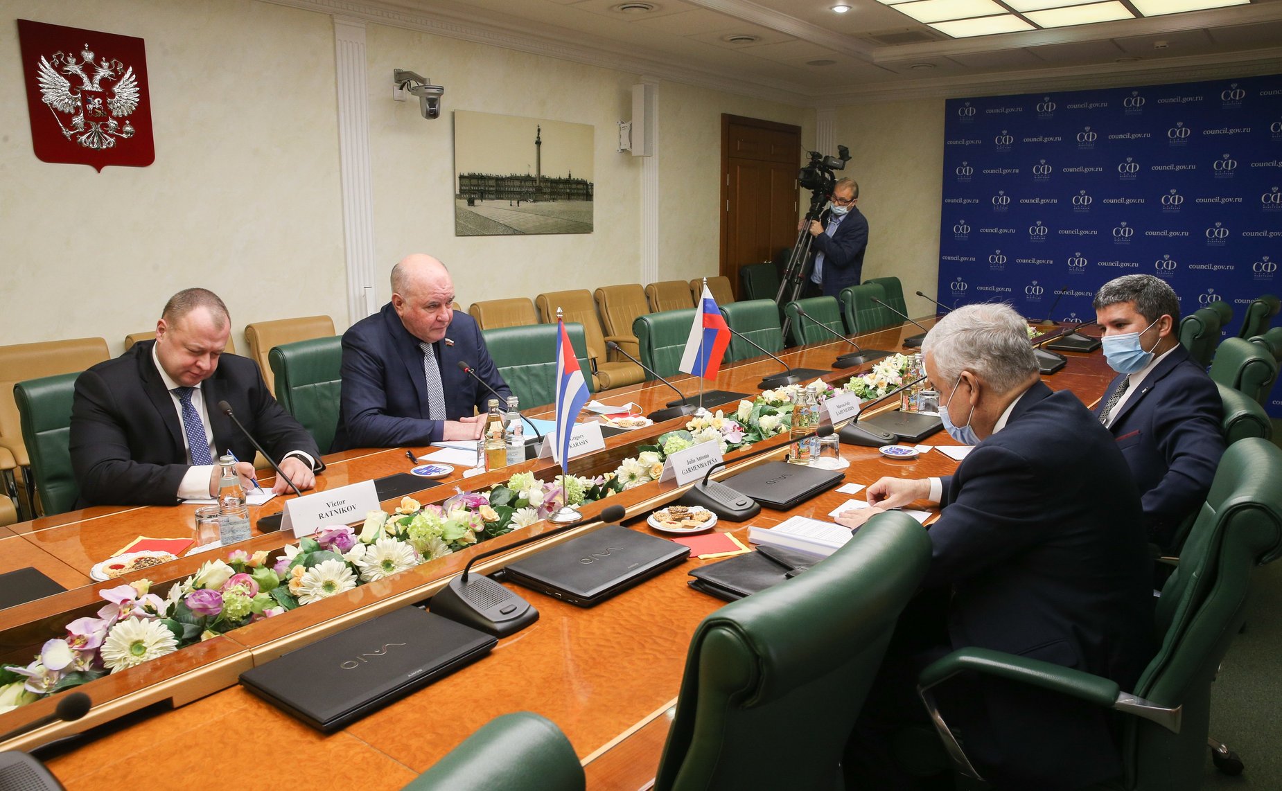 Встреча Григория Карасина с Чрезвычайным и Полномочным Послом Республики Куба в РФ