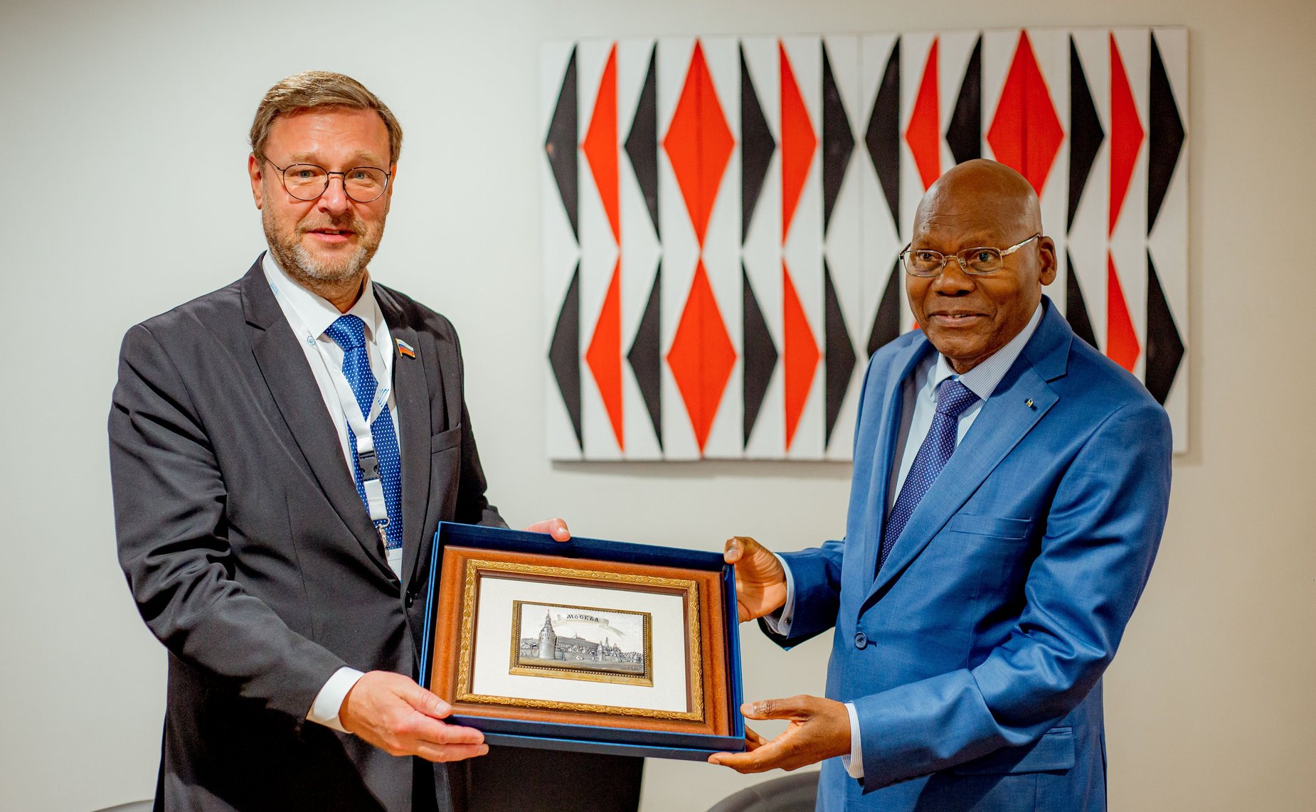 Встреча заместителя Председателя СФ Константина Косачева с Председателем Сената Руанды Августином Иямуремье