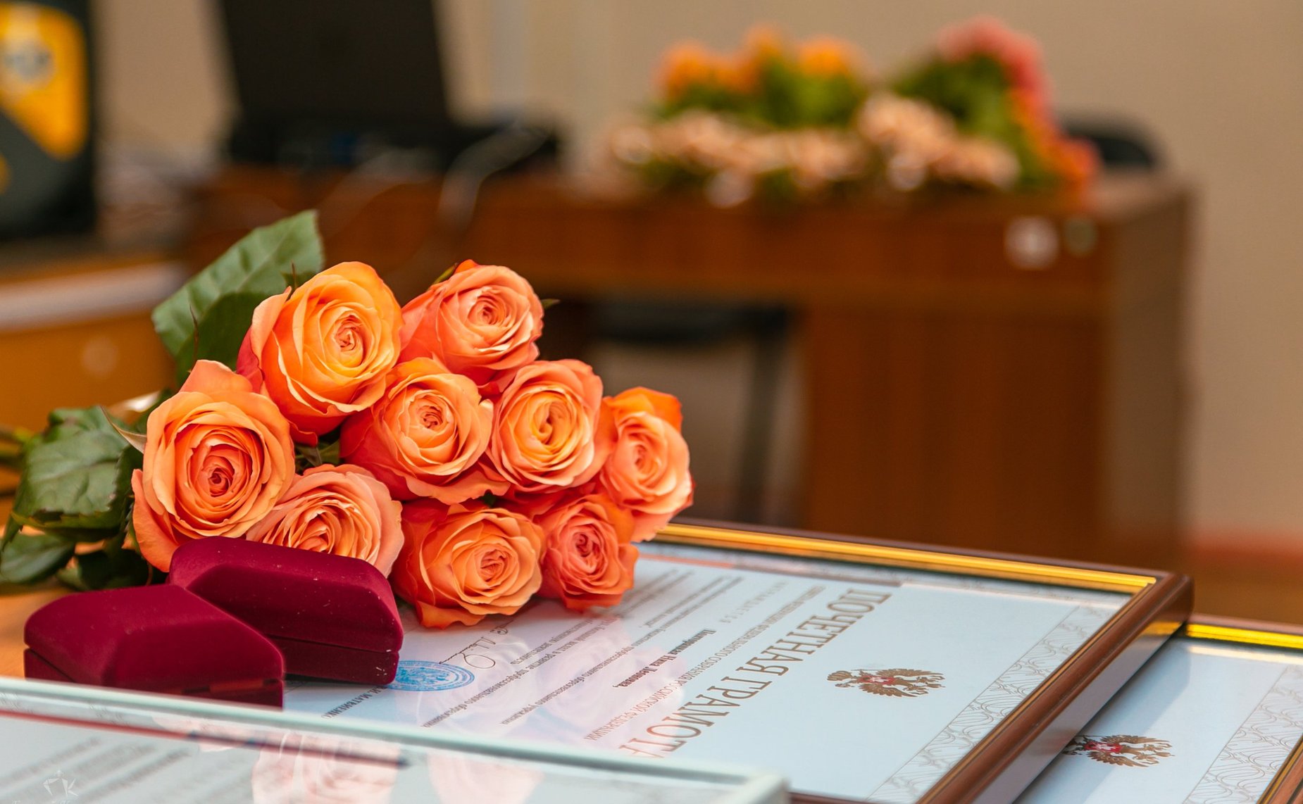Ирина Кожанова посетила Смоленский педагогический колледж и вручила награды особо отличившимся педагогам и руководителям