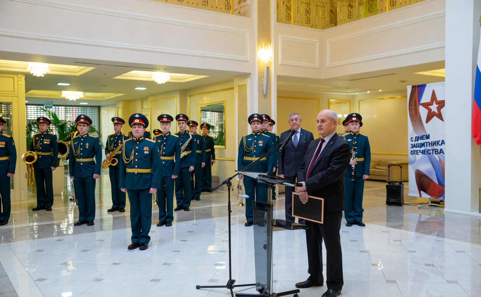 Совместное заседание Комитета СФ по обороне и безопасности и Клуба военачальников РФ и открытие выставки произведений художника-мариниста Павла Бойко