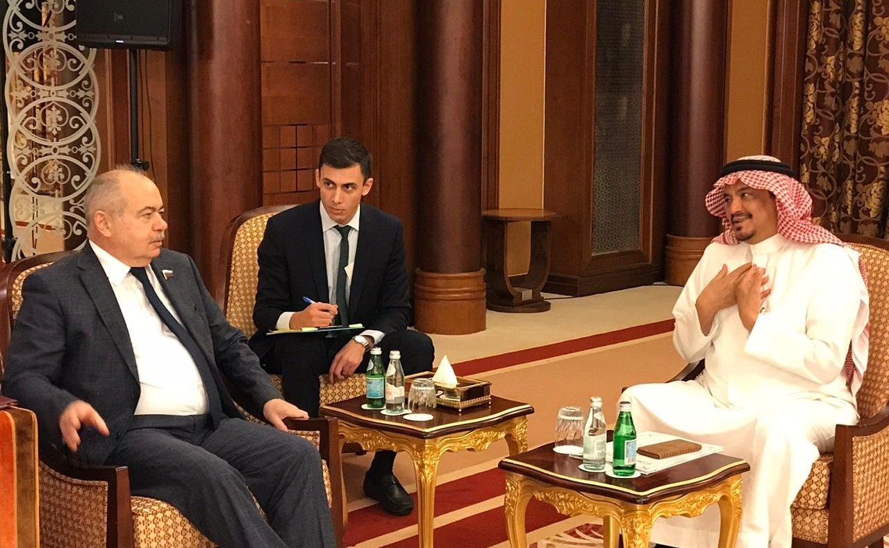 20 января 2020 года. Визит делегации Совета Федерации во главе с заместителем Председателя СФ Ильясом Умахановым в Королевство Саудовская Аравия