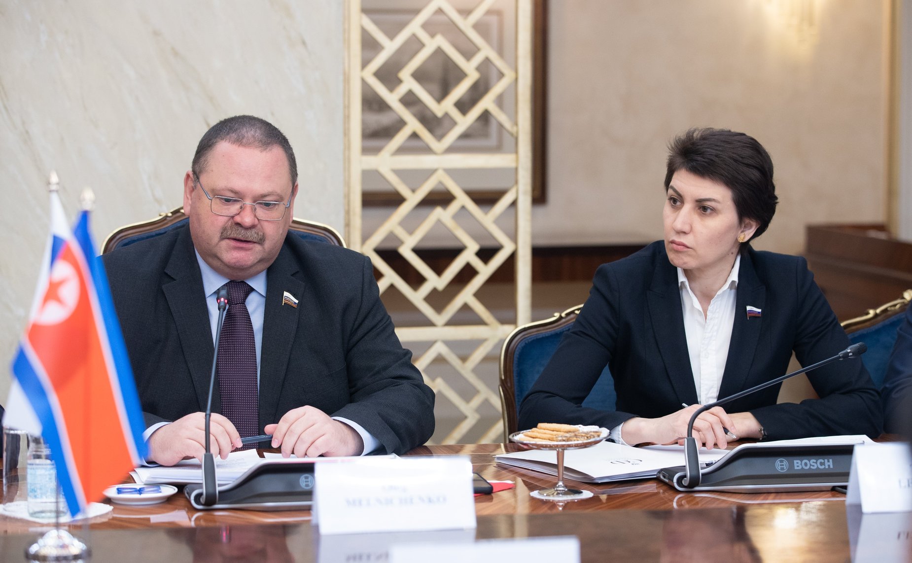 Встреча сенаторов с заместителем Председателя Верховного народного собрания Корейской Народно-Демократической Республики Пак Чхол Мином