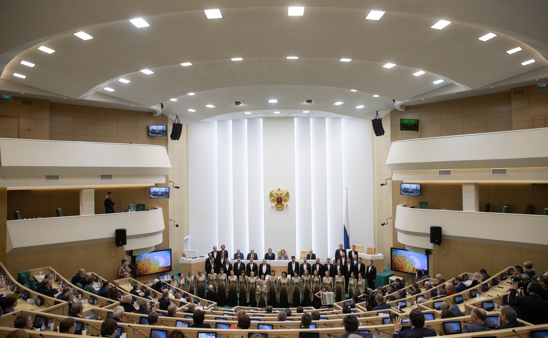 11 декабря 2018 года. Торжественное заседание Совета Федерации, посвященное 25-летию палаты