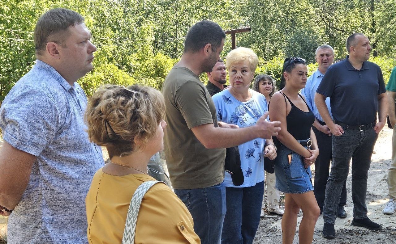 Ольга Бас посетила Первомайск в ЛНР, где проводится капремонт в яслях-садах комбинированного типа «Солнышко» и «Аленький цветочек»