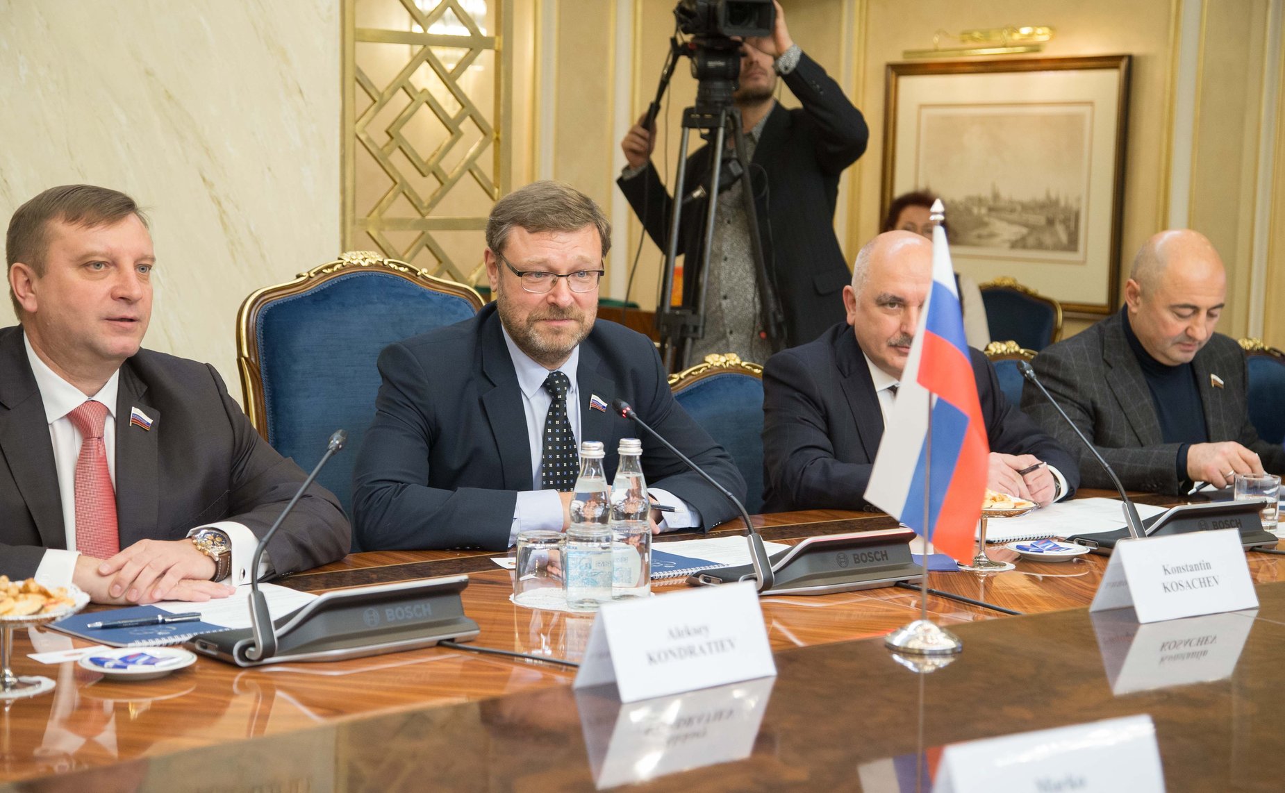 Встреча К. Косачева и А. Кондратьева с делегацией Хорватского Сабора во главе с председателем Комитета по морским делам, транспорту и инфраструктуре Ведраном Бабичем
