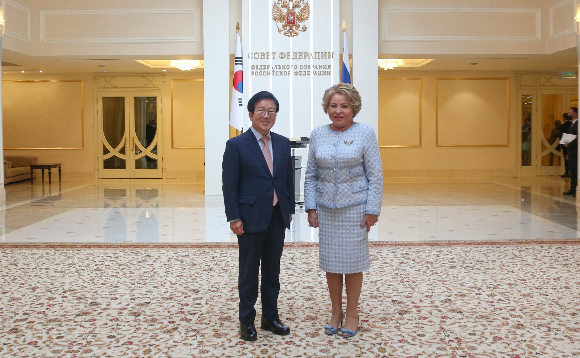 Встреча Валентины Матвиенко с Председателем Национального собрания Республики Корея