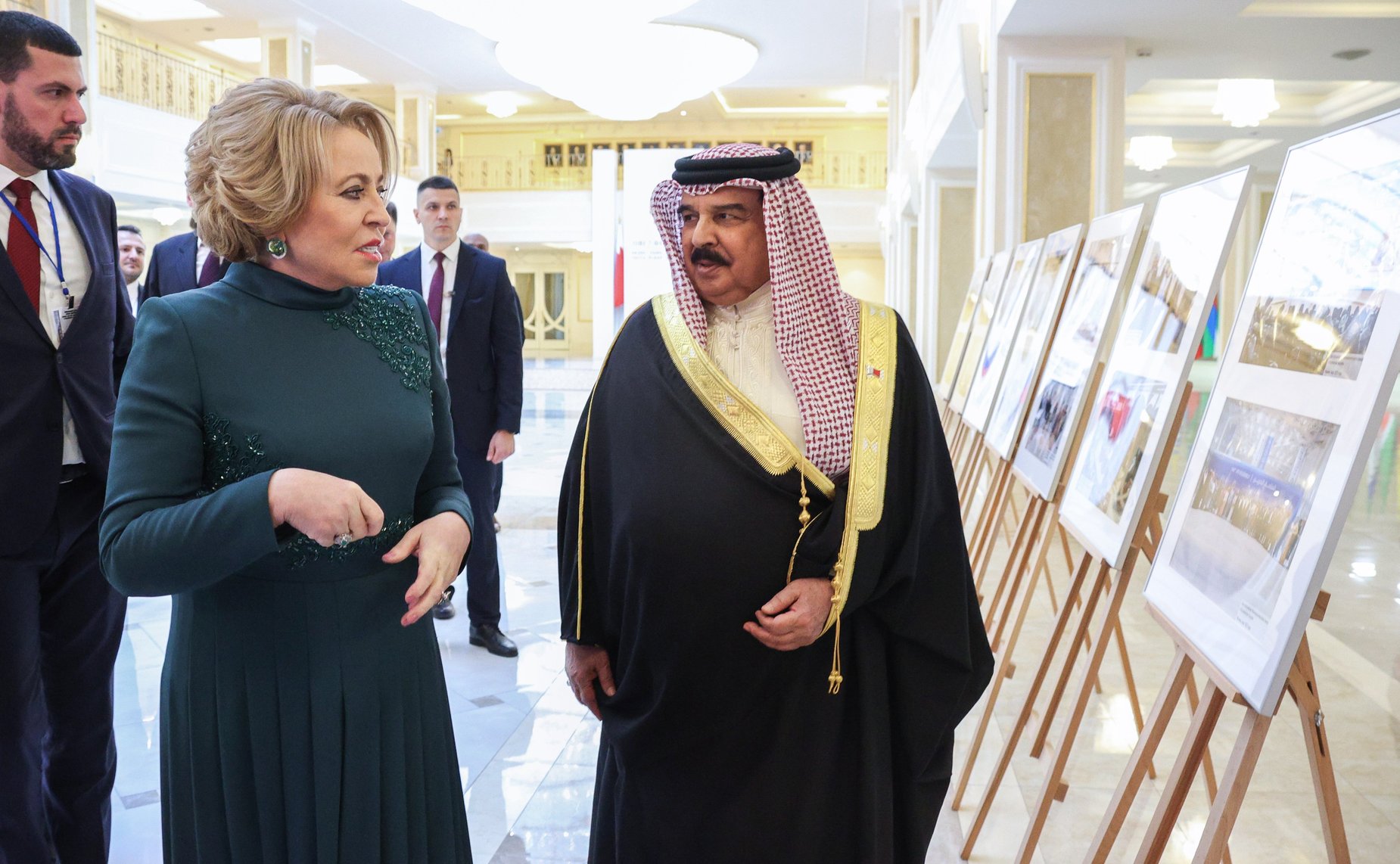 Встреча Председателя Совета Федерации Валентины Матвиенко и Короля Бахрейна Хамада Бен Исы Аль-Халифы