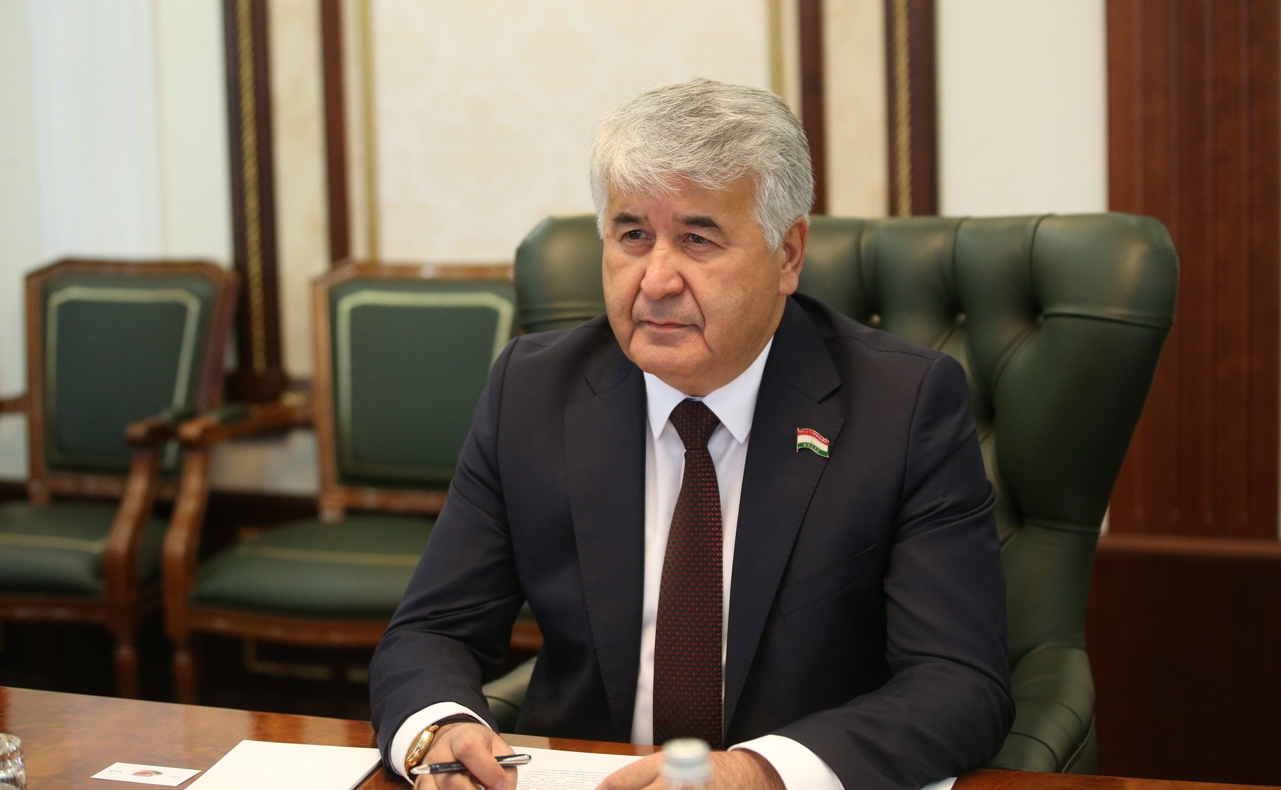 Встреча председателя Комитета СФ Лилии Гумеровой с председателем Комитета Маджлиси милли Маджлиси Оли Республики Таджикистан по социальным вопросам, защите здоровья, науке, образованию, культуре, молодежной и гендерной политике