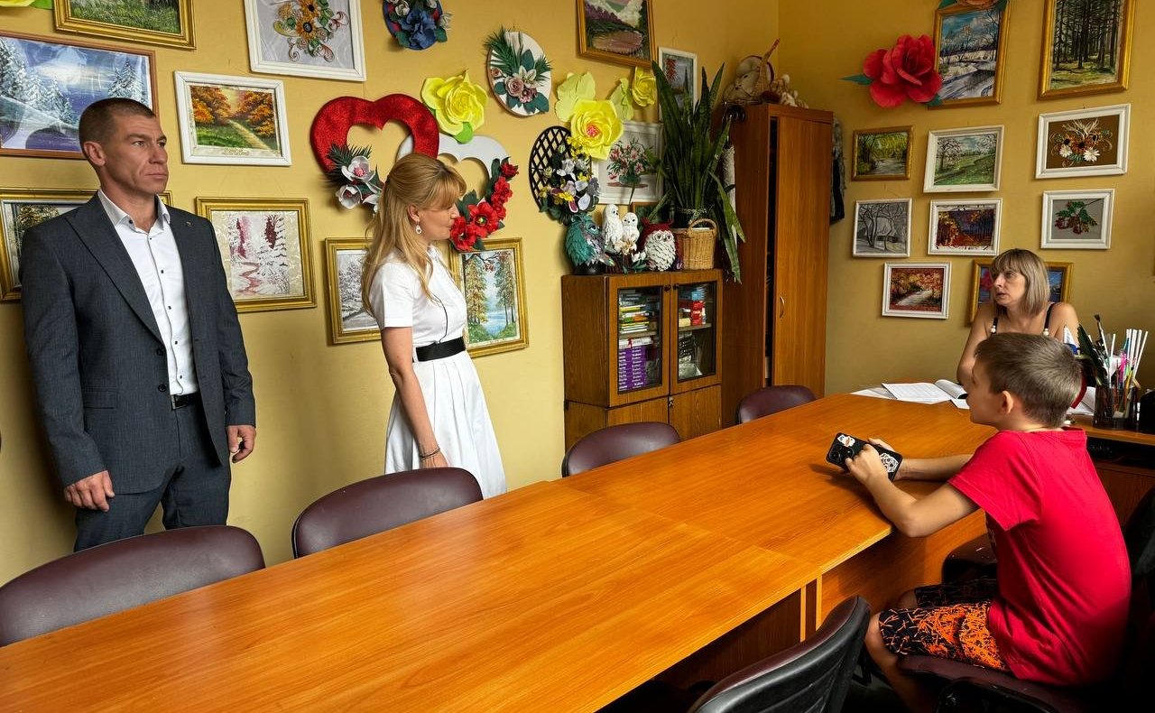 Дарья Лантратова приняла участие в открытии школы после капитального ремонта