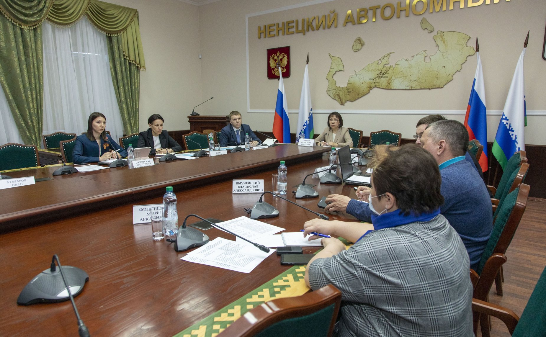 Денис Гусев принял участие во встрече в Нарьян-Маре, на которой обсуждалась программа «Арктический гектар»