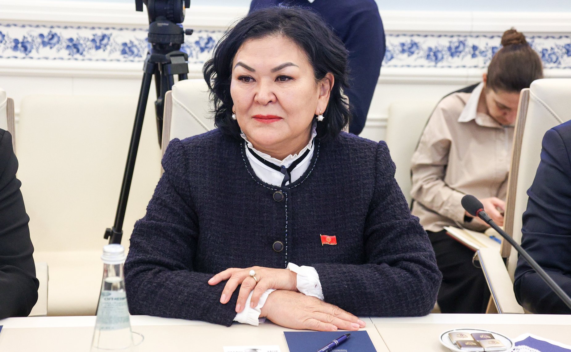 Встреча председателя Комитета СФ по науке, образованию и культуре Лилии Гумеровой с председателем Комитета по труду, здравоохранению, делам женщин и социальным вопросам Жогорку Кенеша Киргизской Республики