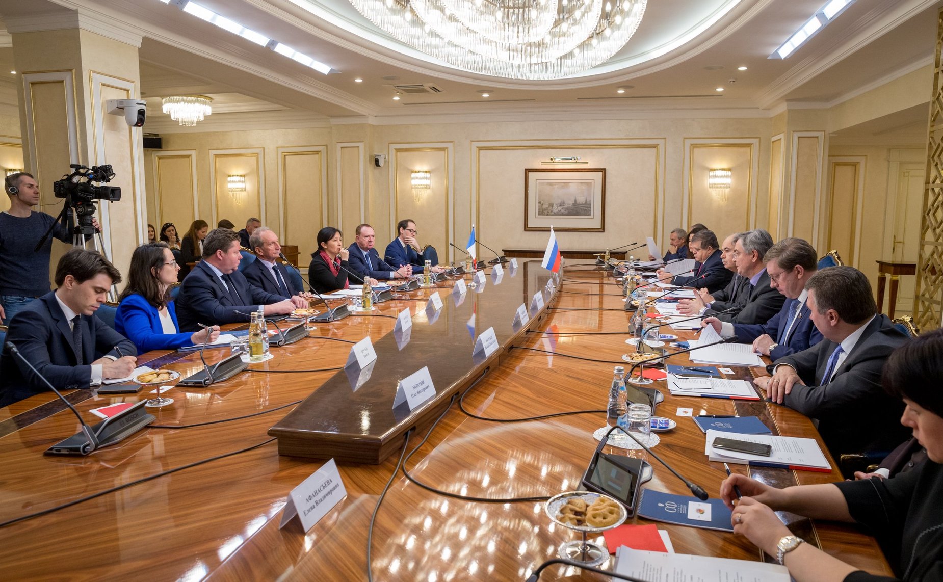 Заседание групп по сотрудничеству Совета Федерации и Сената Французской Республики