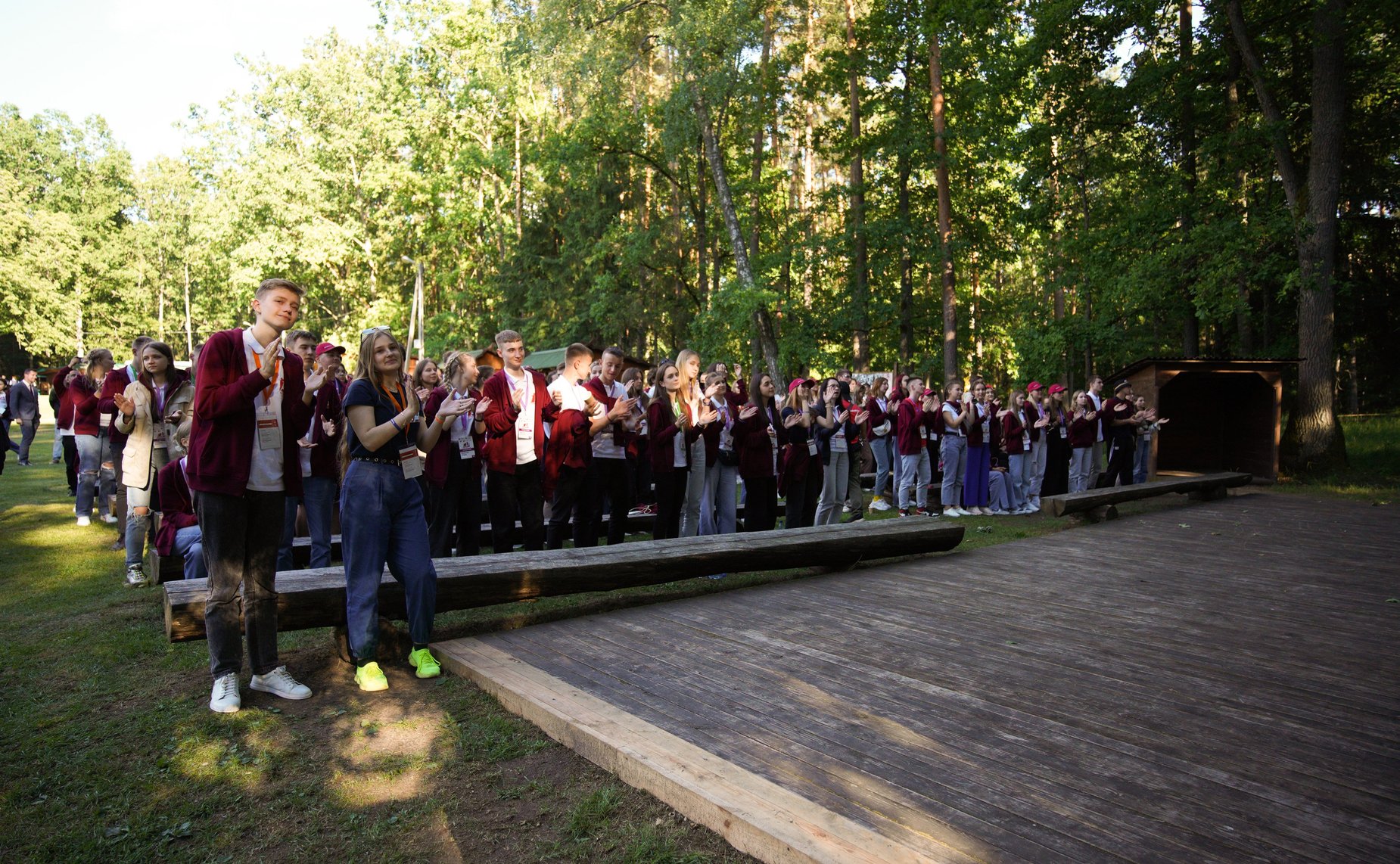Участники патриотического культурно-образовательного проекта «Поезд Памяти» посетили национальный парк «Беловежская пуща»