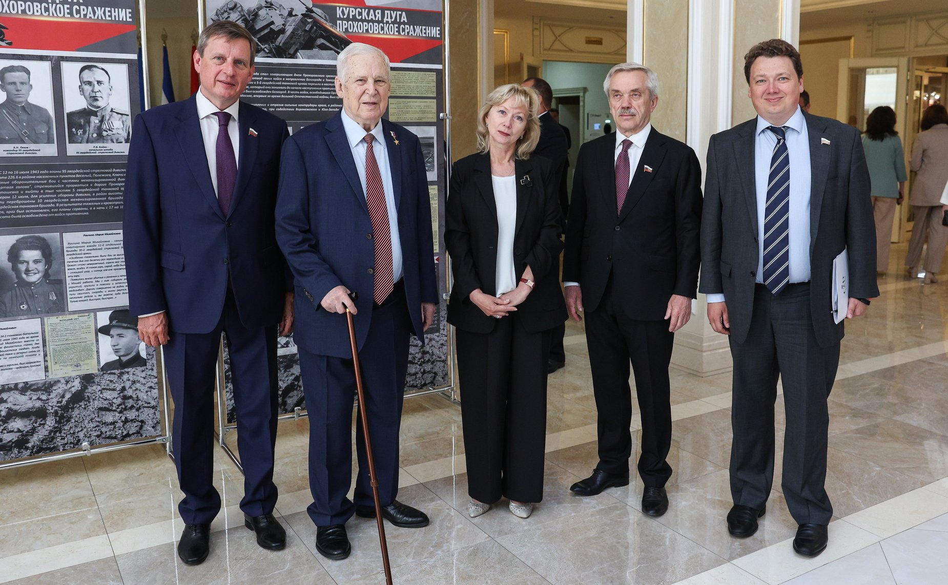 Валентина Матвиенко открыла выставку, посвященную 80-летию Курской битвы