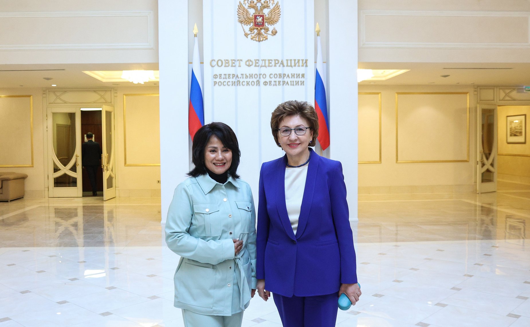 Встреча заместителя Председателя Совета Федерации Галины Кареловой с представителями «Женской двадцатки» (W20)