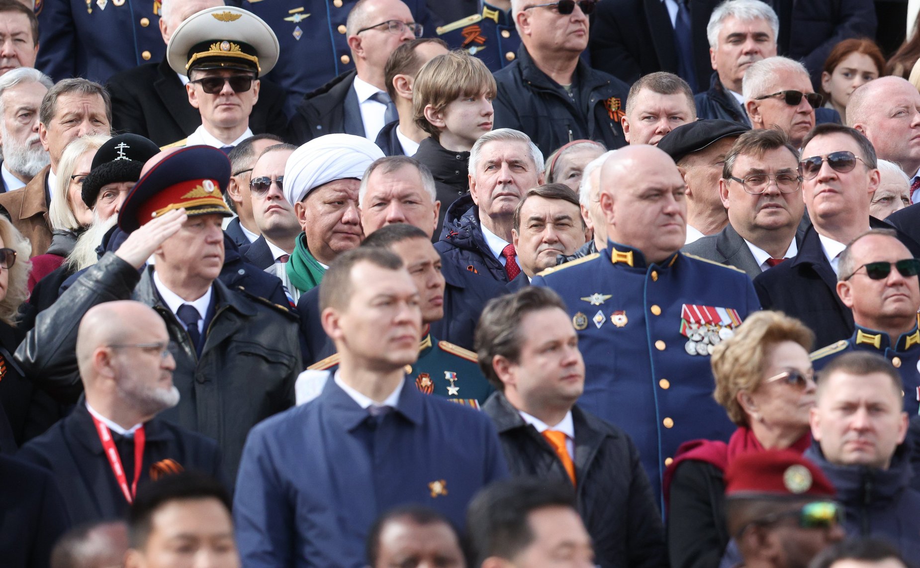 Председатель Совета Федерации Валентина Матвиенко присутствовала на военном параде в ознаменование 80-й годовщины Великой Победы